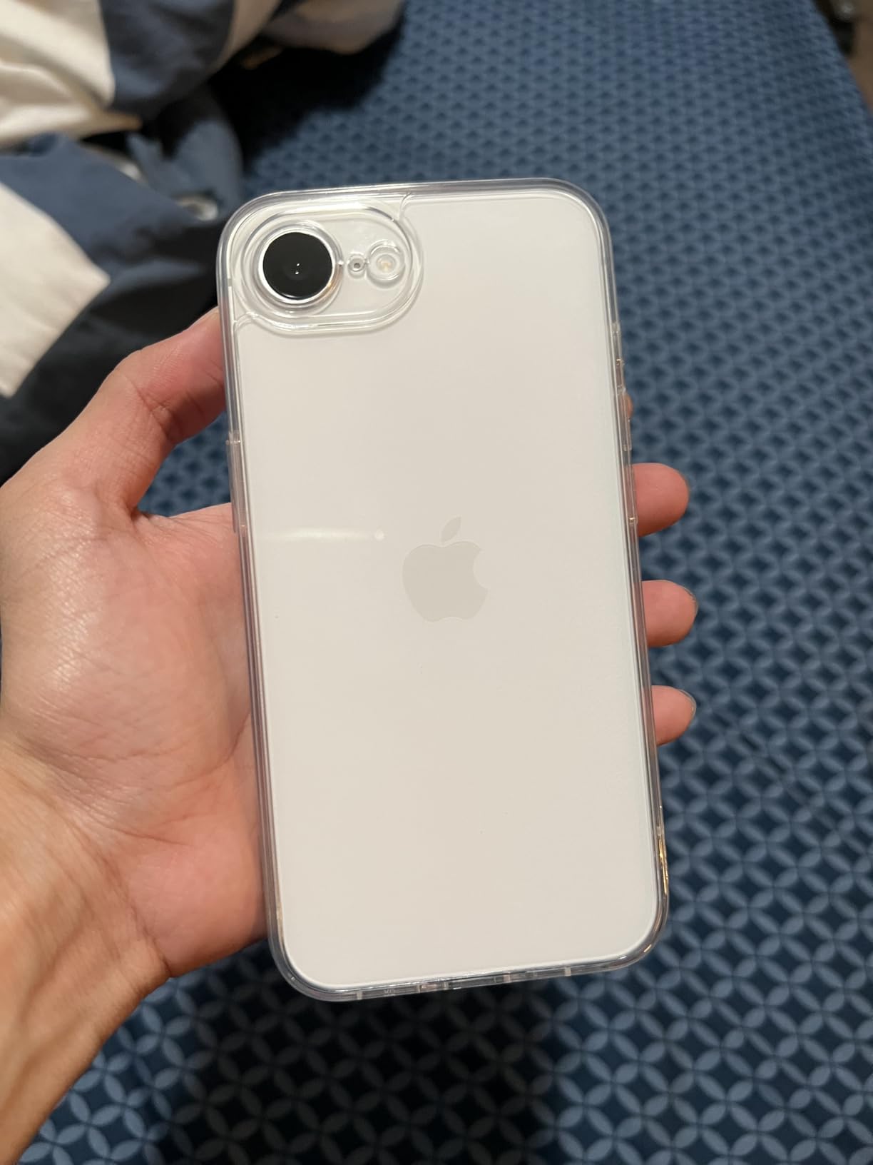 JETech Case for iPhone 16 6.1-Inch, Non-Yellowing Shockproof Phone Bumper Cover, Anti-Scratch Clear Back (Clear) customer photo 1
