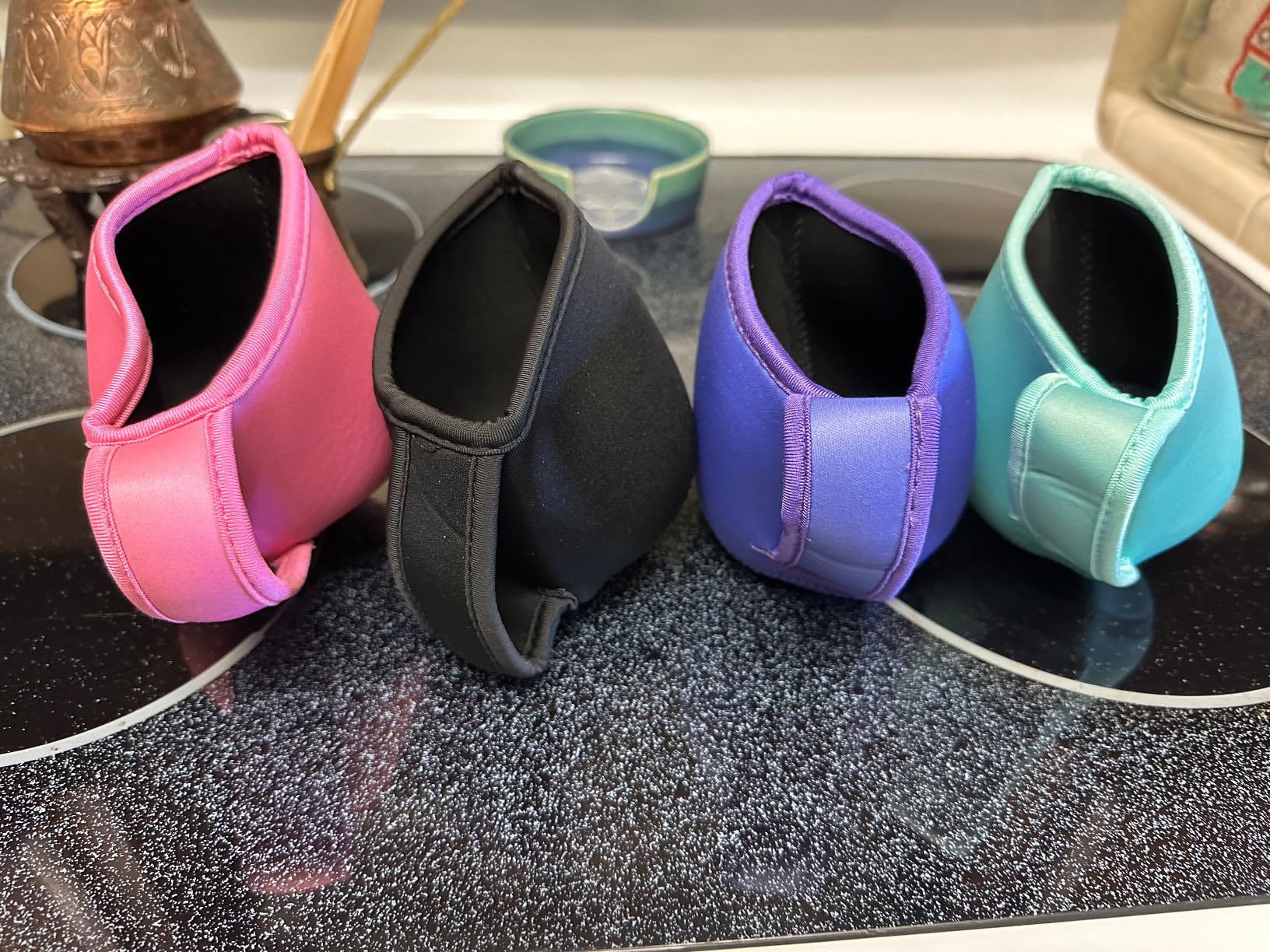 4Pack Reusable 24oz Ice Cream Sleeves with Handle, Neoprene Insulated Sleeves for Ninja Creami NC501, NC500 Series Deluxe Ice Cream Maker Containers customer photo 1