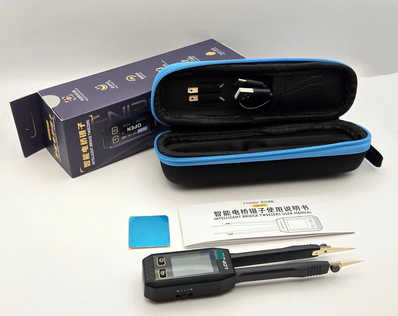 FNIRSI Upgraded Version LCR-ST1 Mini Smart LCR Meter, SMD Tester, ESR Meter - 100Hz, 1kHz, and 10kHz Resistance Capacitance Inductance Continuity Diodes Measurement Tool customer photo 2