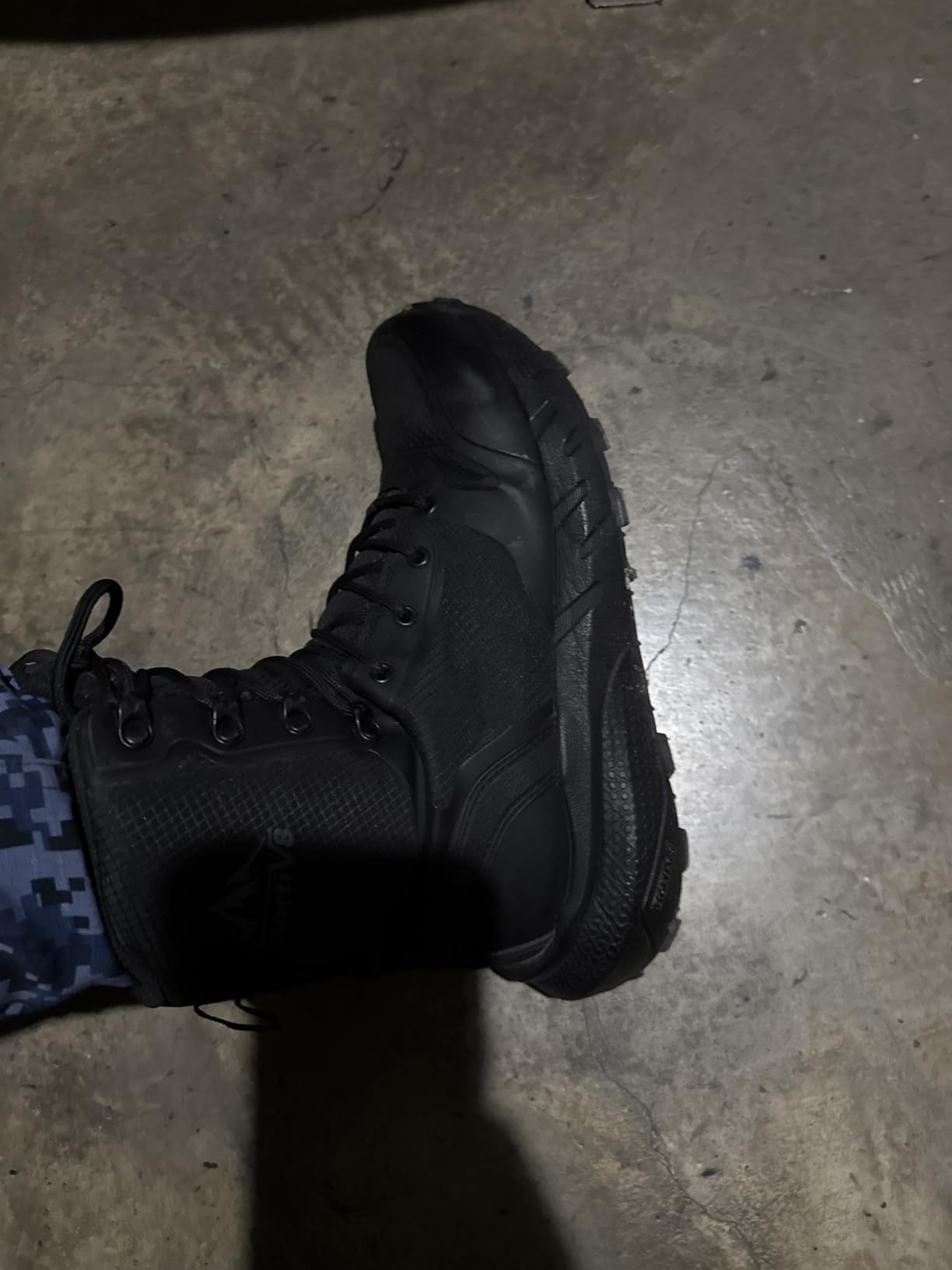 NORTIV 8 Men's Military Tactical Boot Lightweight Comfortable Boots for Work All Day Side Zipper Motorcycle Combat Hiking Boots Metrostrike(8-9 Inches) customer photo 1