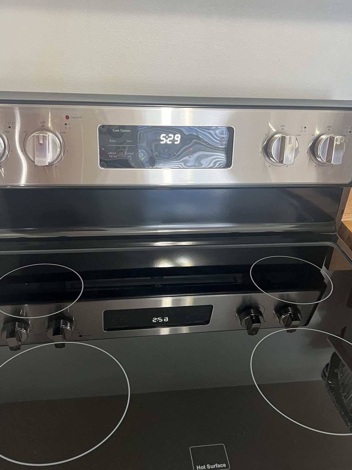 Kenmore 5.2 cu ft. Rear Control Electric Range - 4 Cooktop Elements - Steam Clean Oven & Hidden Bake for Easy Cleaning - Ultra-Durable Chrome Racks & Storage Drawer - Black customer photo 1