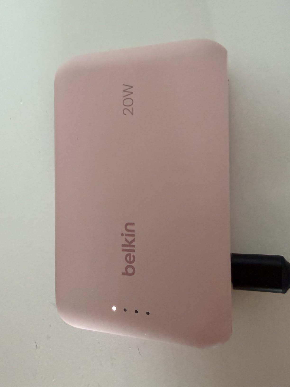 Belkin Portable Charger Power Bank USB-C, 10000mAh with Integrated Cable, 20W Fast Charge USB-C Power Delivery, iPhone Charger, Apple iPhone 17, Air, Pro, Pro Max, iPad, Samsung Galaxy S25 - Black customer photo 2