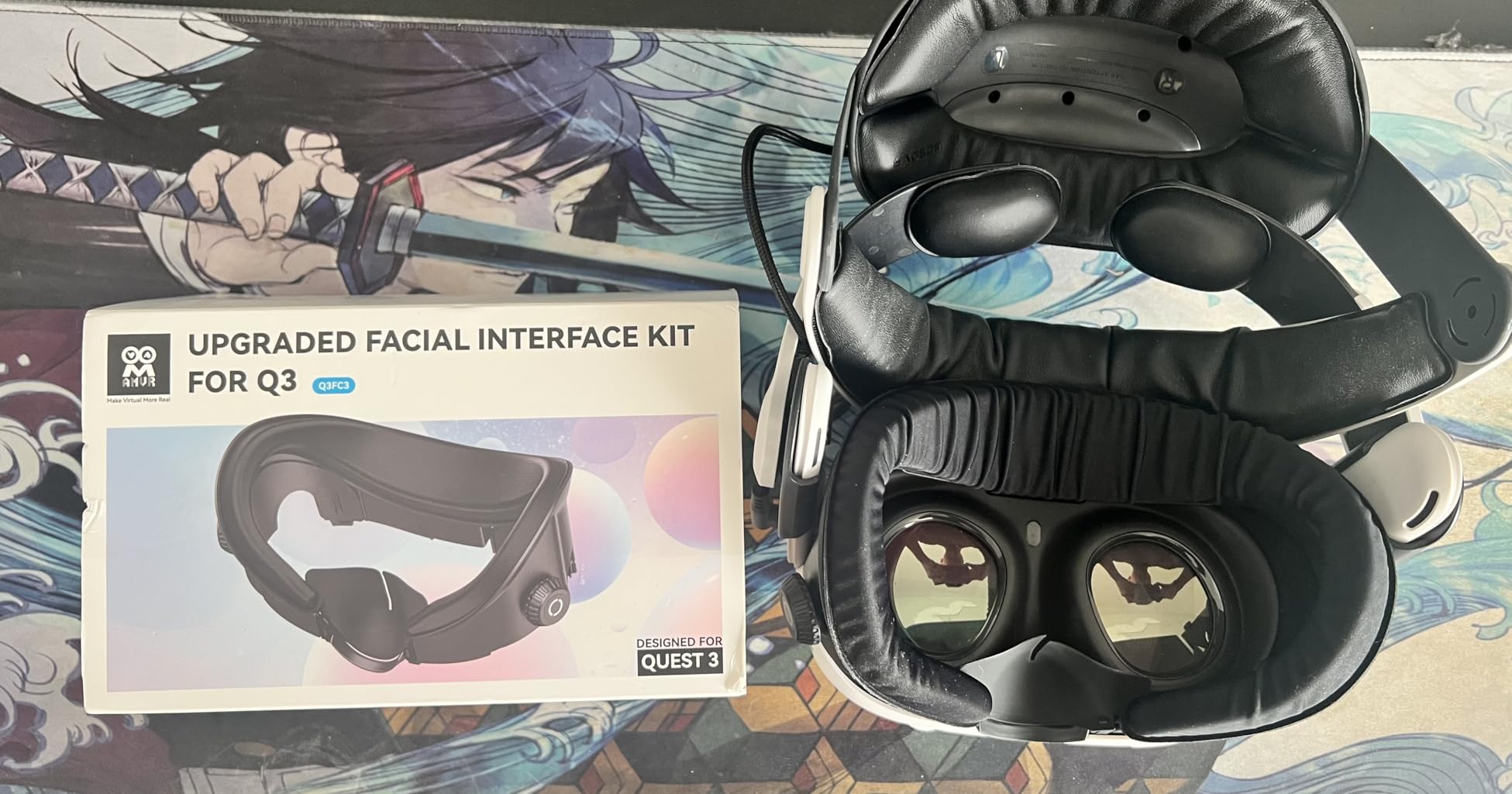 AMVR FC3 Facial Interface Face Pad for Meta Quest 3 customer photo 1