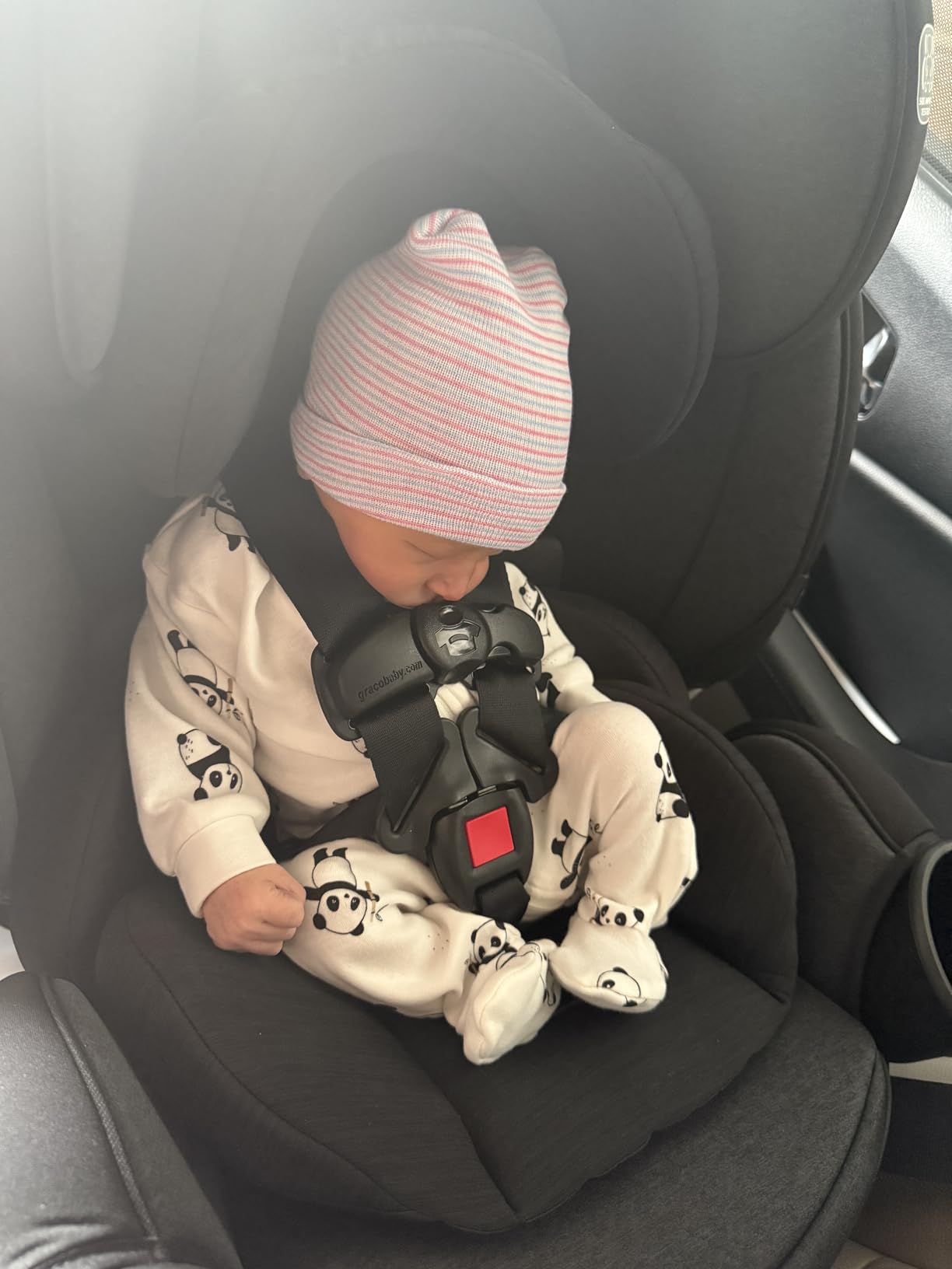 Graco Turn2Me 3-in-1 Rotating Convertible Car Seat, Cambridge, Rear-Facing Rotation Only, Forward-Facing Mode, Highback Booster Up to 100 lbs, Adjustable Headrest & Harness, Steel Reinforced Frame customer photo 1