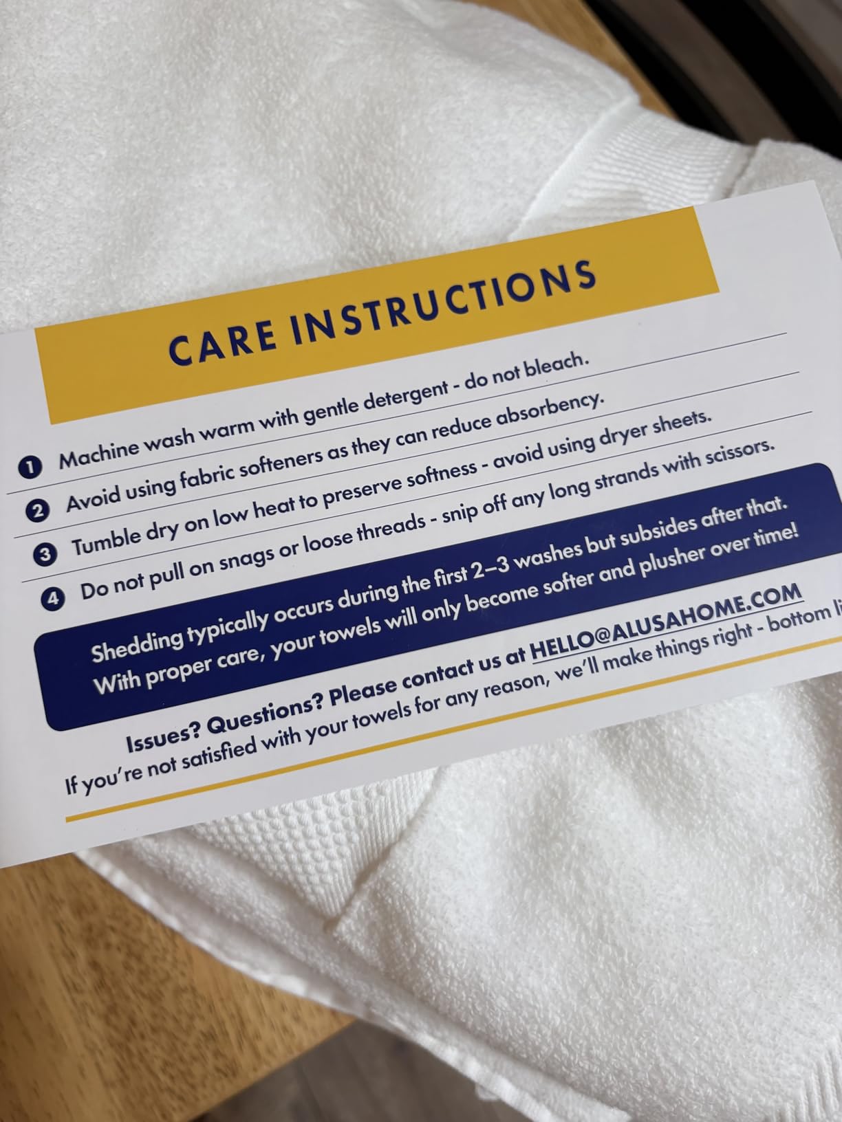 Alusa Home 100% Organic Zero-Twist Cotton Towels - GOTS Certified Luxury Bath Towels - Ultra Soft & Plush 700GSM Long-Staple Cotton - 6 Piece Towel Set (Papyrus) customer photo 2