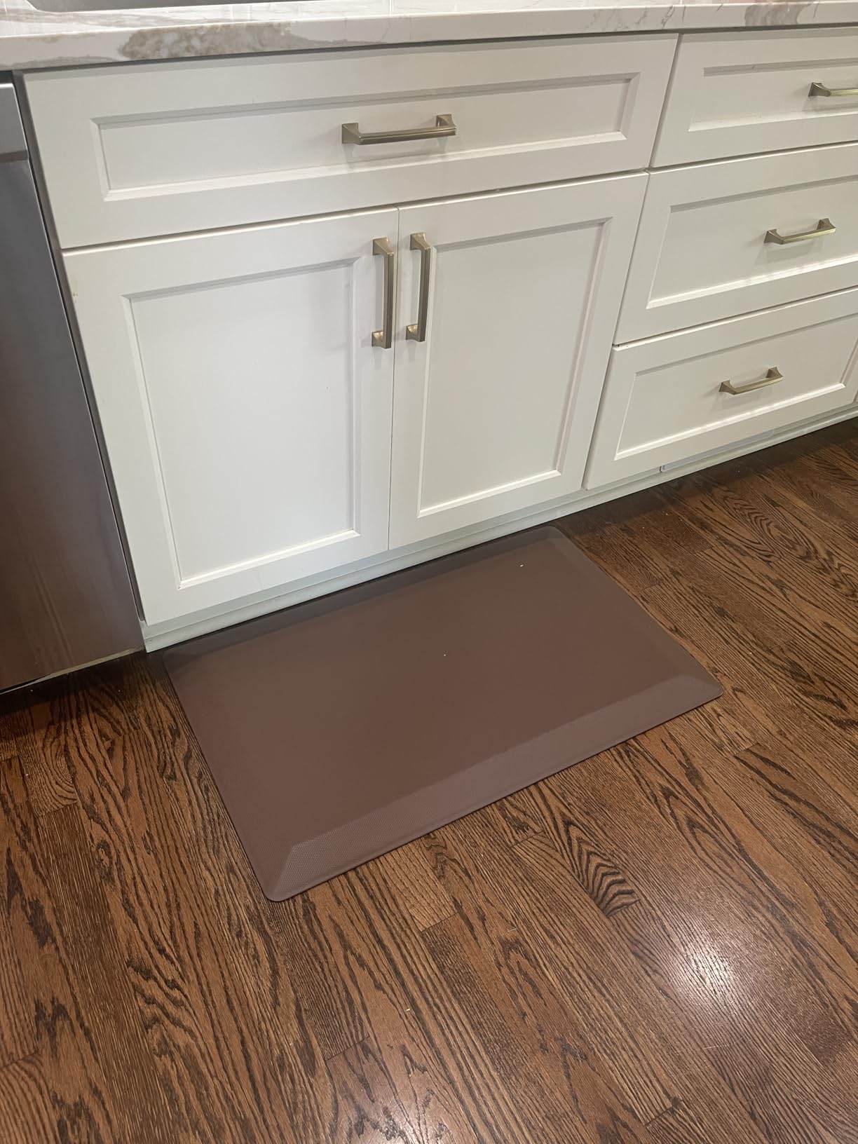 Anti Fatigue Kitchen Mats for Floor, 9/10 Extra Thick Cushioned Standing Desk Mat, Comfort Memory Foam Ergonomic Kitchen Rugs and Mats Non-Slip Waterproof for Office, Kitchen, Sink, 20