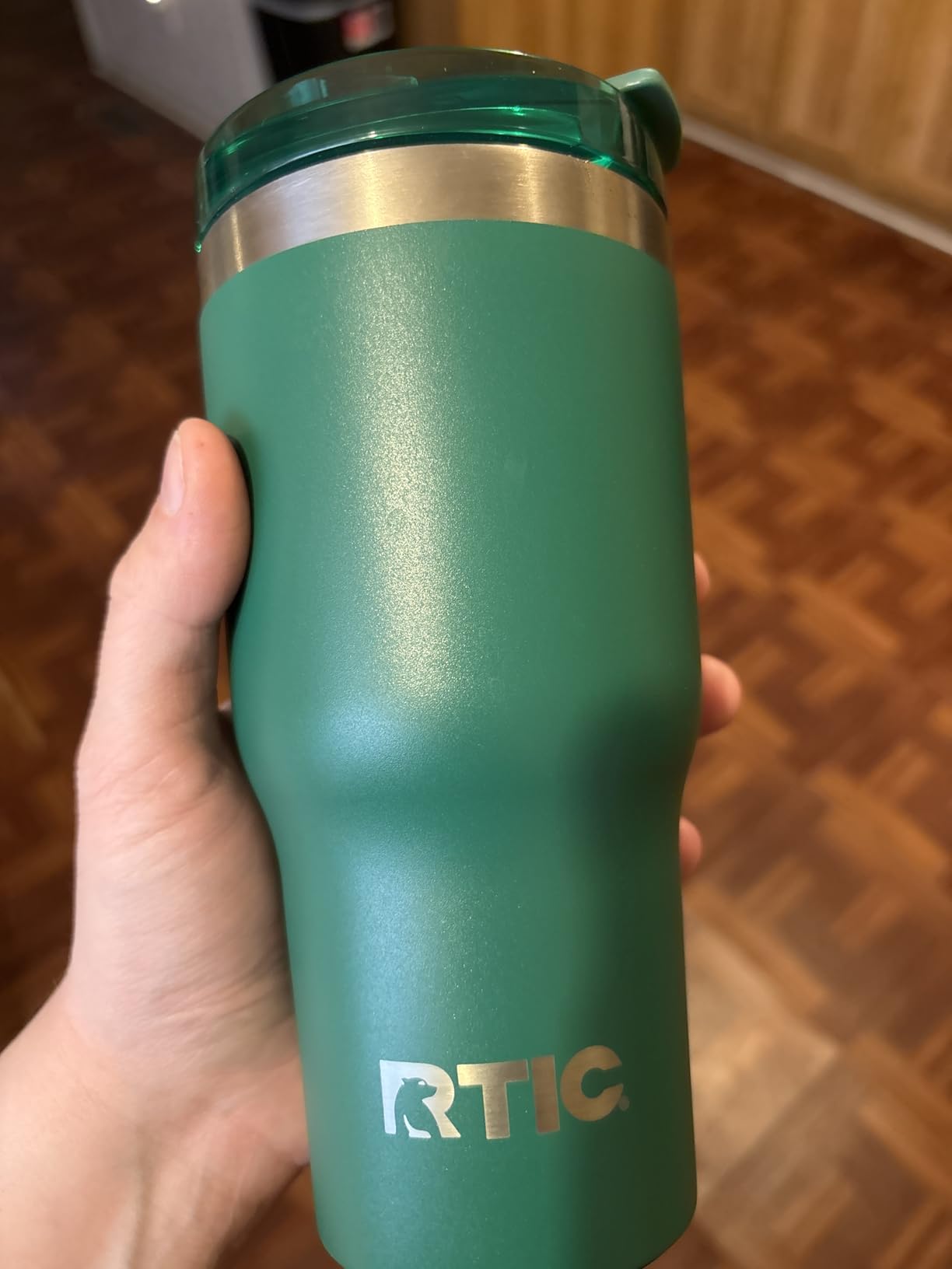 RTIC 30oz Essential Tumbler with Lid, Ceramic Lined, Insulated, Stainless Steel, Metal, Double Wall Vacuum-Insulation, Travel Cup for Iced Coffee, Tea, Hot and Cold Drink, Graphite customer photo 1