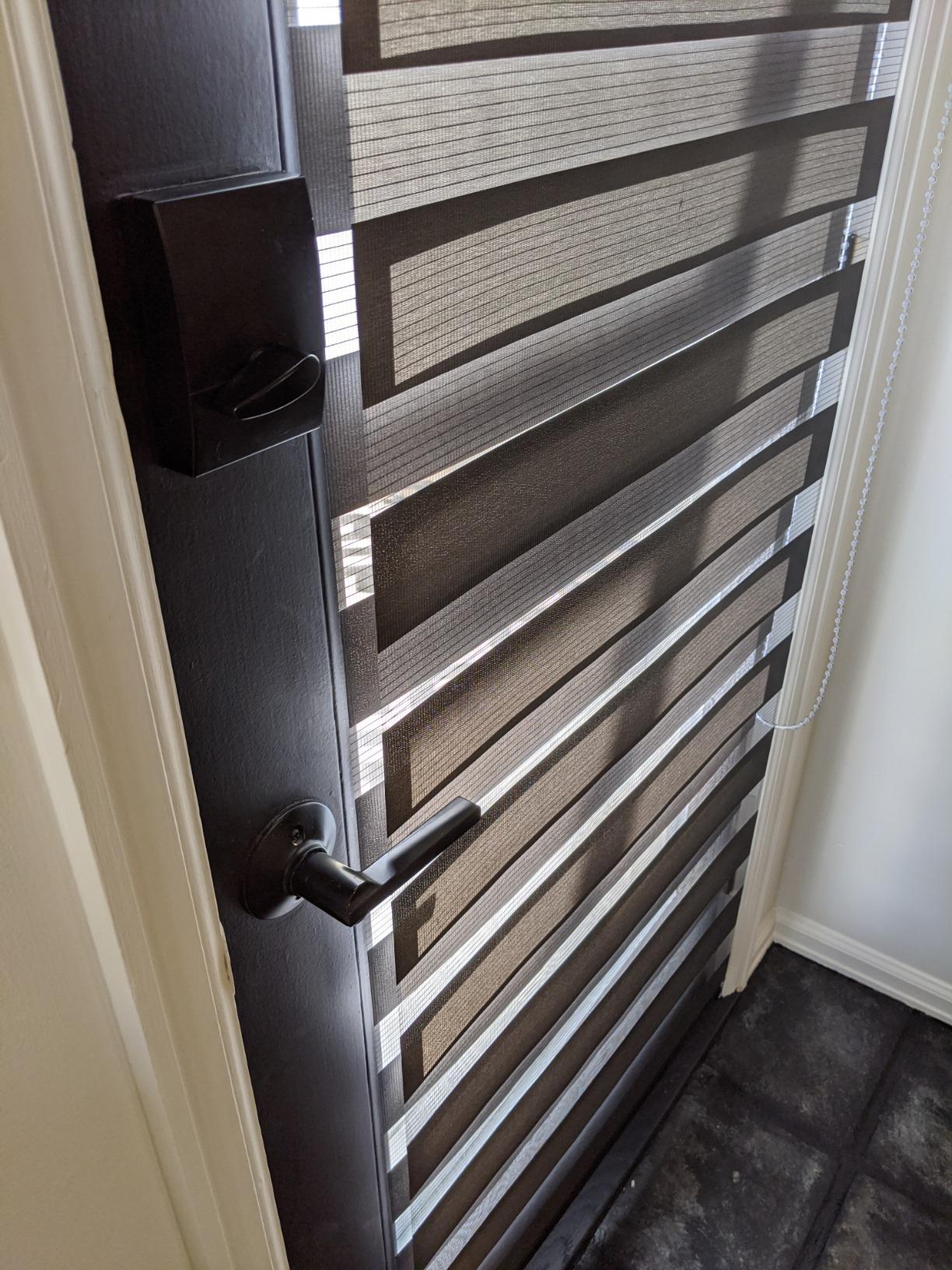 Foiresoft Custom Zebra Blinds for Windows, Light Filtering Day Night Dual Layer Blinds for Home & Office, Adjustable Privacy, Made to Order for Inside or Outside Mount customer photo 2