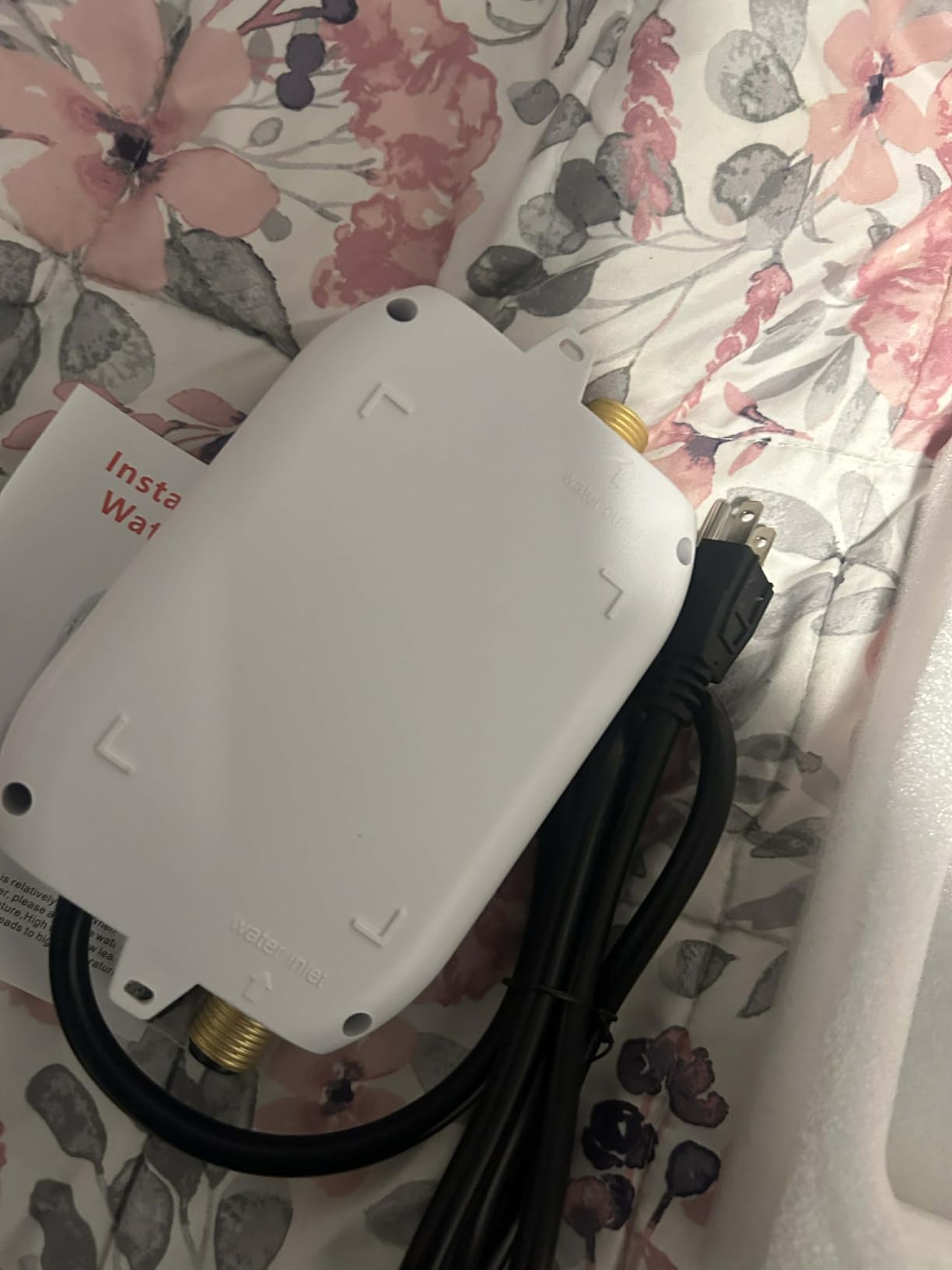 Tankless Water Heater Electric 110V, 3000W Instant Electric Water Heater, Under Sink Water Heater with Digital Display, On Demand Hot Water Heater Electric for Kitchen Bathroom Washin customer photo 2