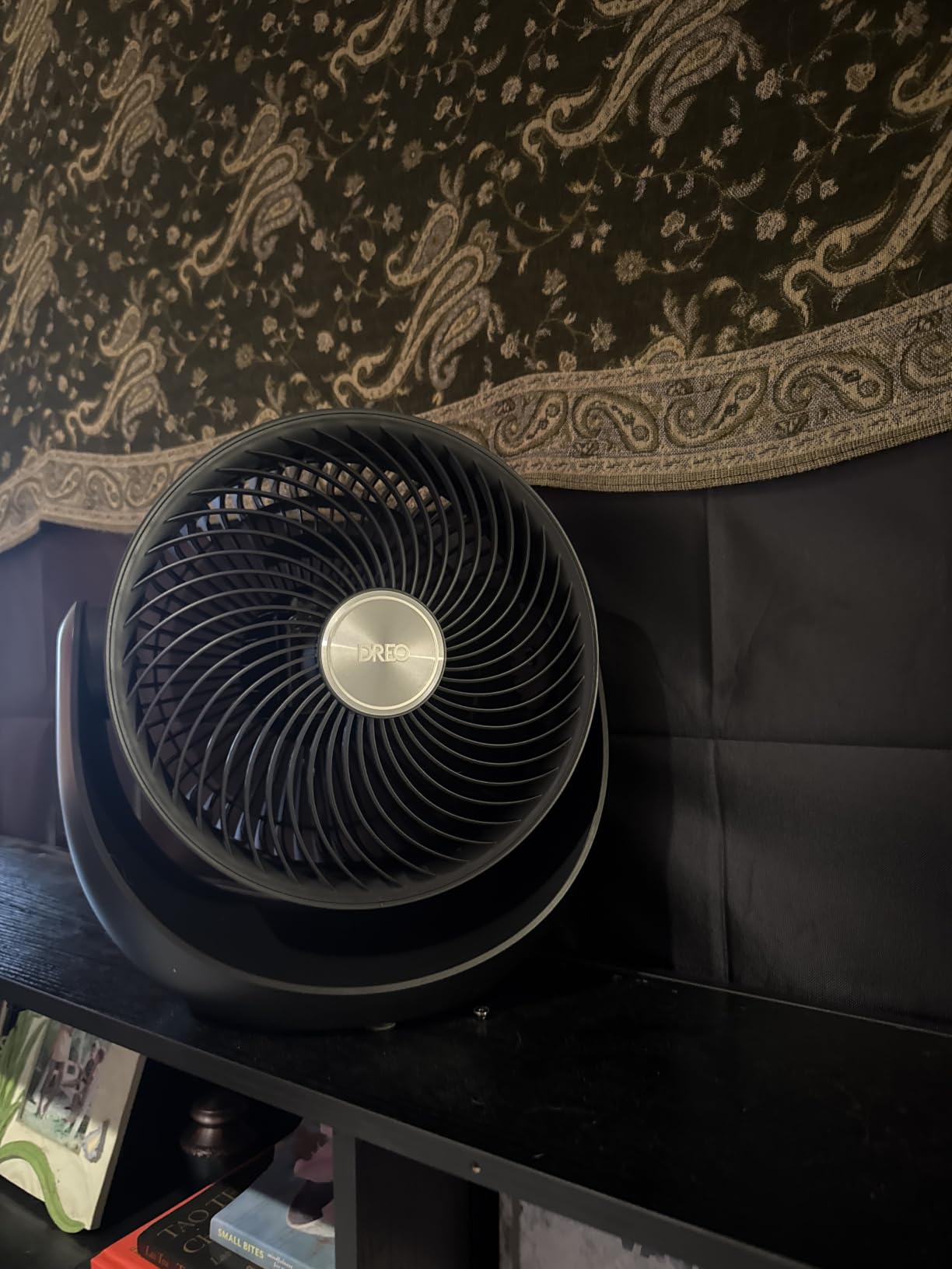 Dreo Fan for Bedroom, Table Air Circulator for Whole Room, 11 Inch, 60ft Strong Airflow, 120° adjustable tilt, 20db Low Noise, Quiet, 3 Speeds, Desk Fan for Home, Office, Kitchen customer photo 1