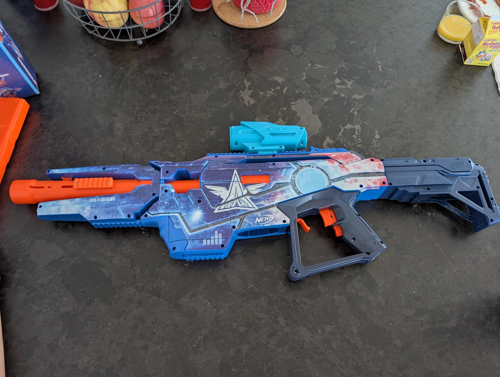 Nerf Loadout Galactic Commander Motorized Blaster, 3 Firing Modes, 3 Attachment Accessories, 48 Nerf N1 Darts, Kids Toys & Gifts, Ages 8+ customer photo 2