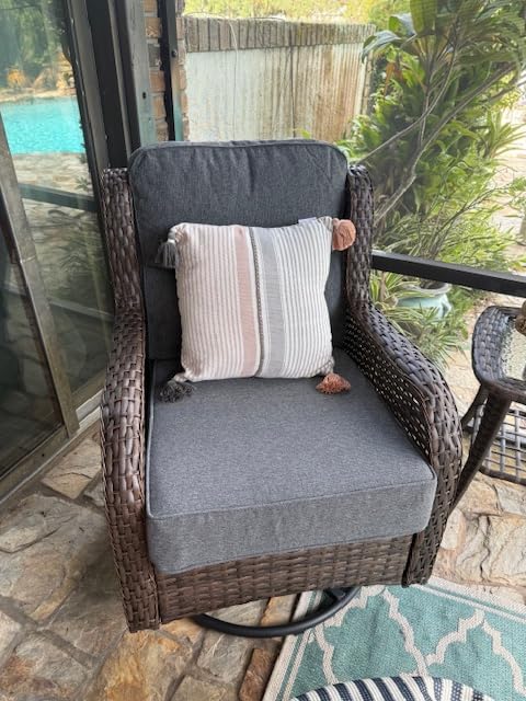HILLGA 3-Piece Luxury Patio Furniture Set with 6