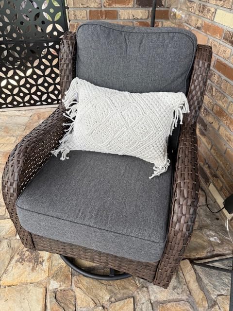 HILLGA 3-Piece Luxury Patio Furniture Set with 6