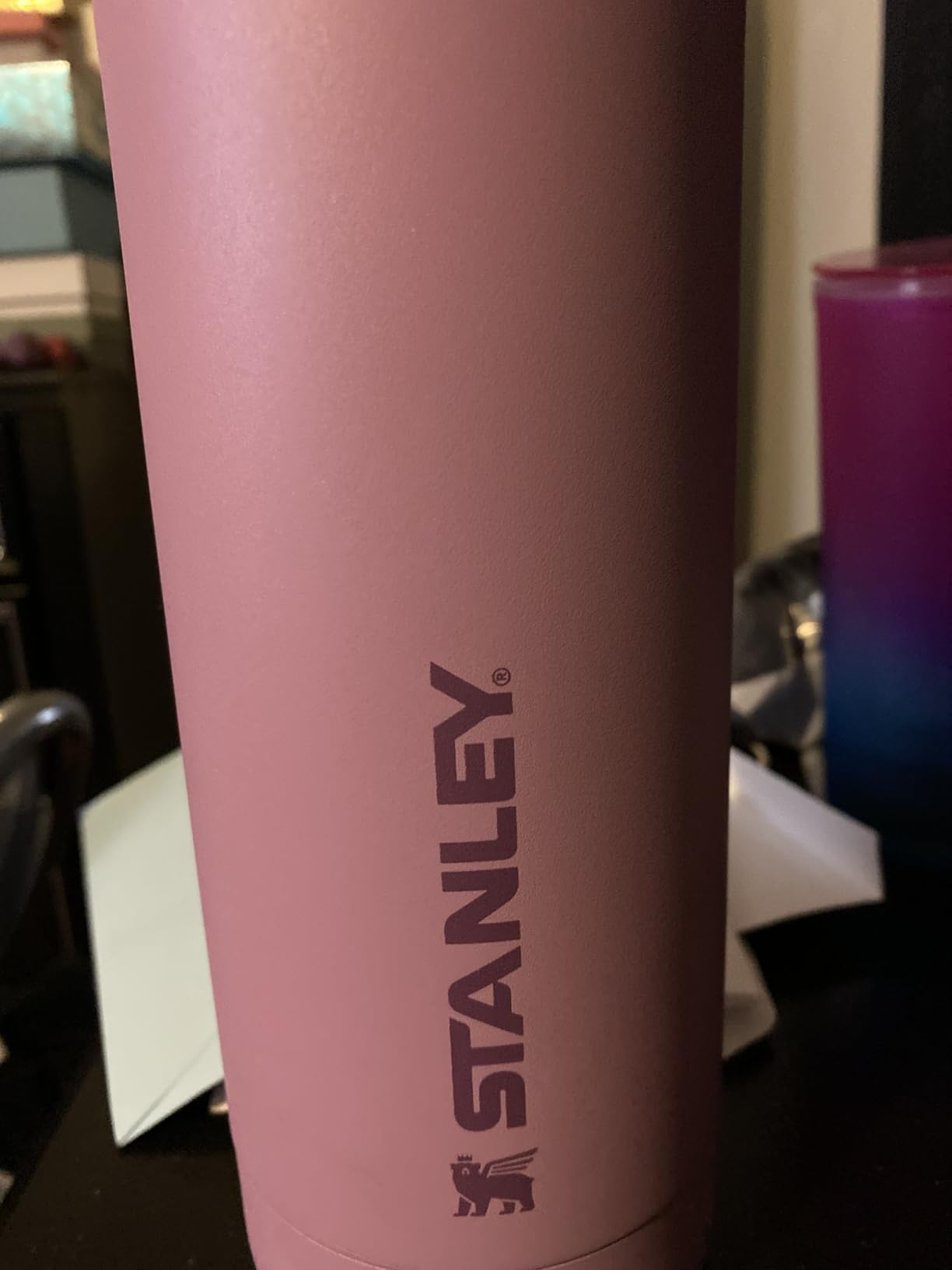 Stanley Quick Flip GO Water Bottle 24 oz | Push Button Lid | Leakproof and Packable for Travel and Sports | Insulated Stainless Steel | BPA-Free | Frost customer photo 1