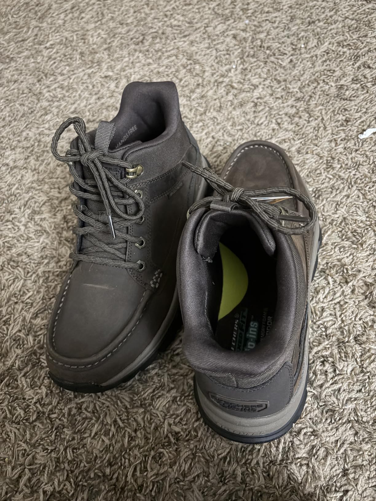 Skechers Men's USA Respected 2.0 - Hagler Moc Toe Leather Mid Top Slip-Ins Boot customer photo 1