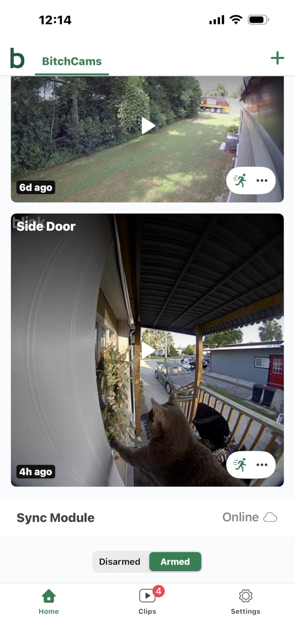 Outdoor 4 XR - two-year battery wireless camera with 4x security coverage, 1000 ft open-air range or 400 ft with typical use - 4 camera system customer photo 1