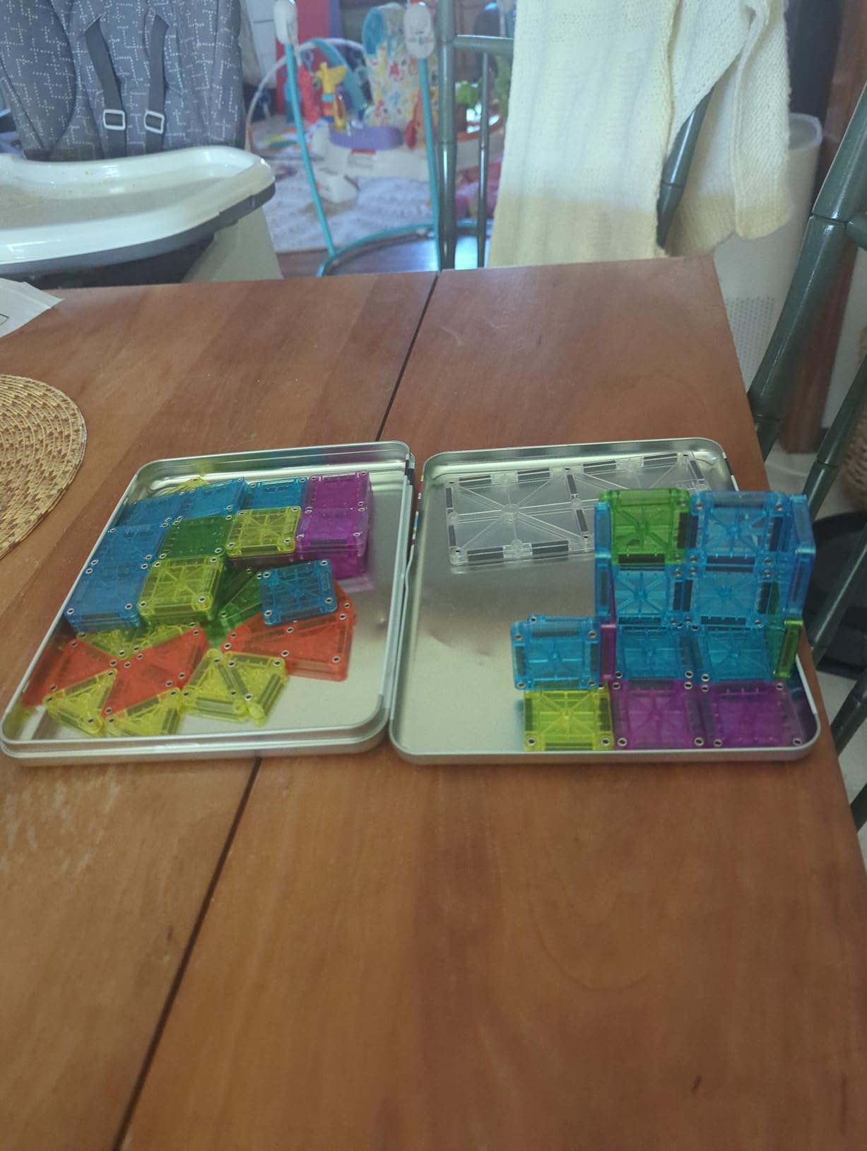 Magna-Tiles microMAGS Travel Set Deluxe 55-Piece Magnetic Construction Set, The Original Magnetic Building Brand customer photo 1