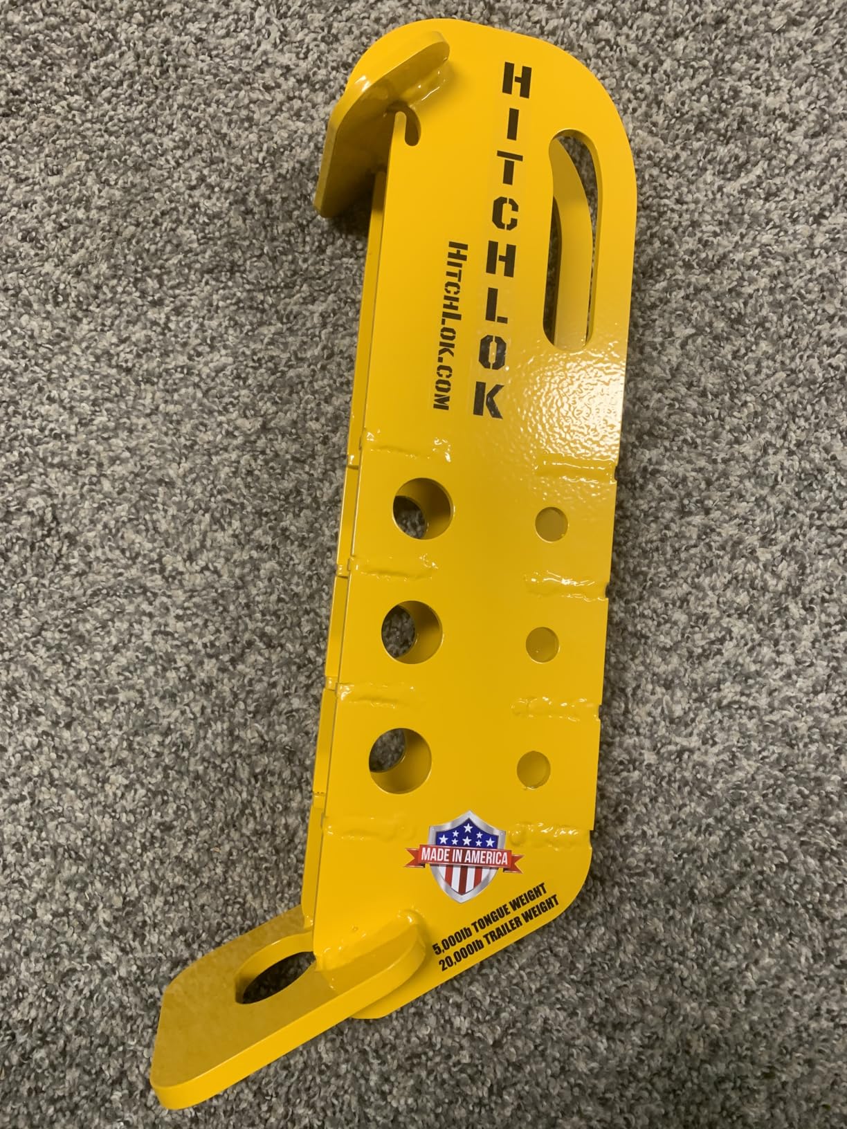 HitchLok Skid Hitch Attachment for Skidsteer, Tractor 5,000/20,000lb Capacity. Made in the USA customer photo 1