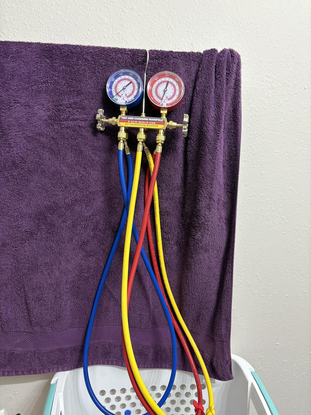 2026 Upgrade 42004 Test and Charging Manifold with 3-1/8