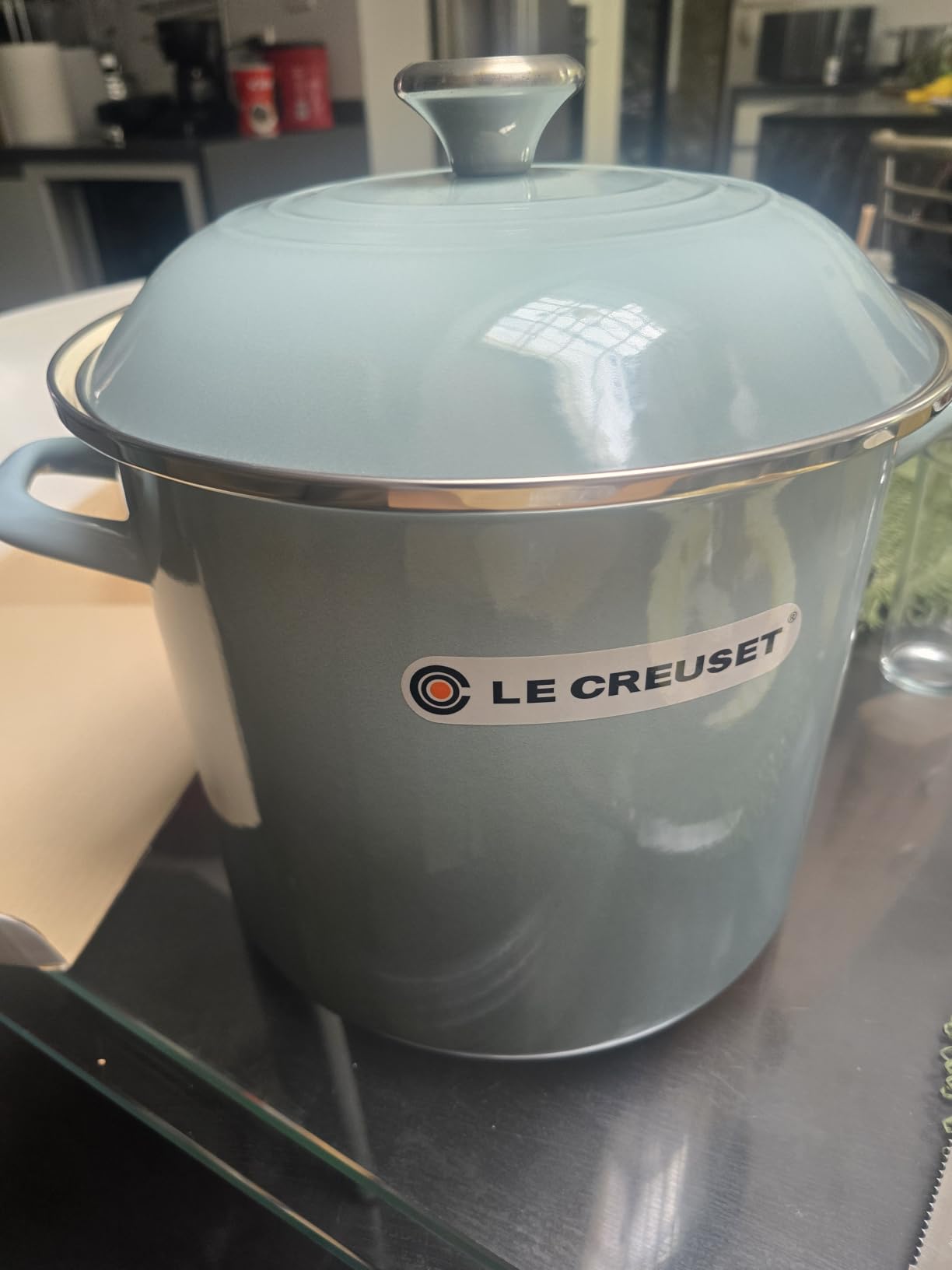 Le Creuset Enamel on Steel Traditional Stockpot, 16 qt., Marseille customer photo 2