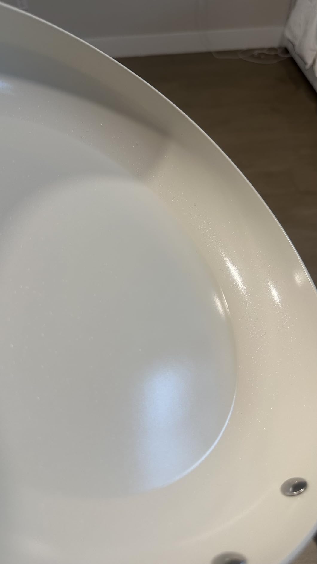 Amazon Basics Ceramic Nonstick Cookware, 3-Piece Frying Pan Set, All Cooktop Induction Compatible, Dishwasher-Safe, Oven-Safe, Ivory customer photo 2