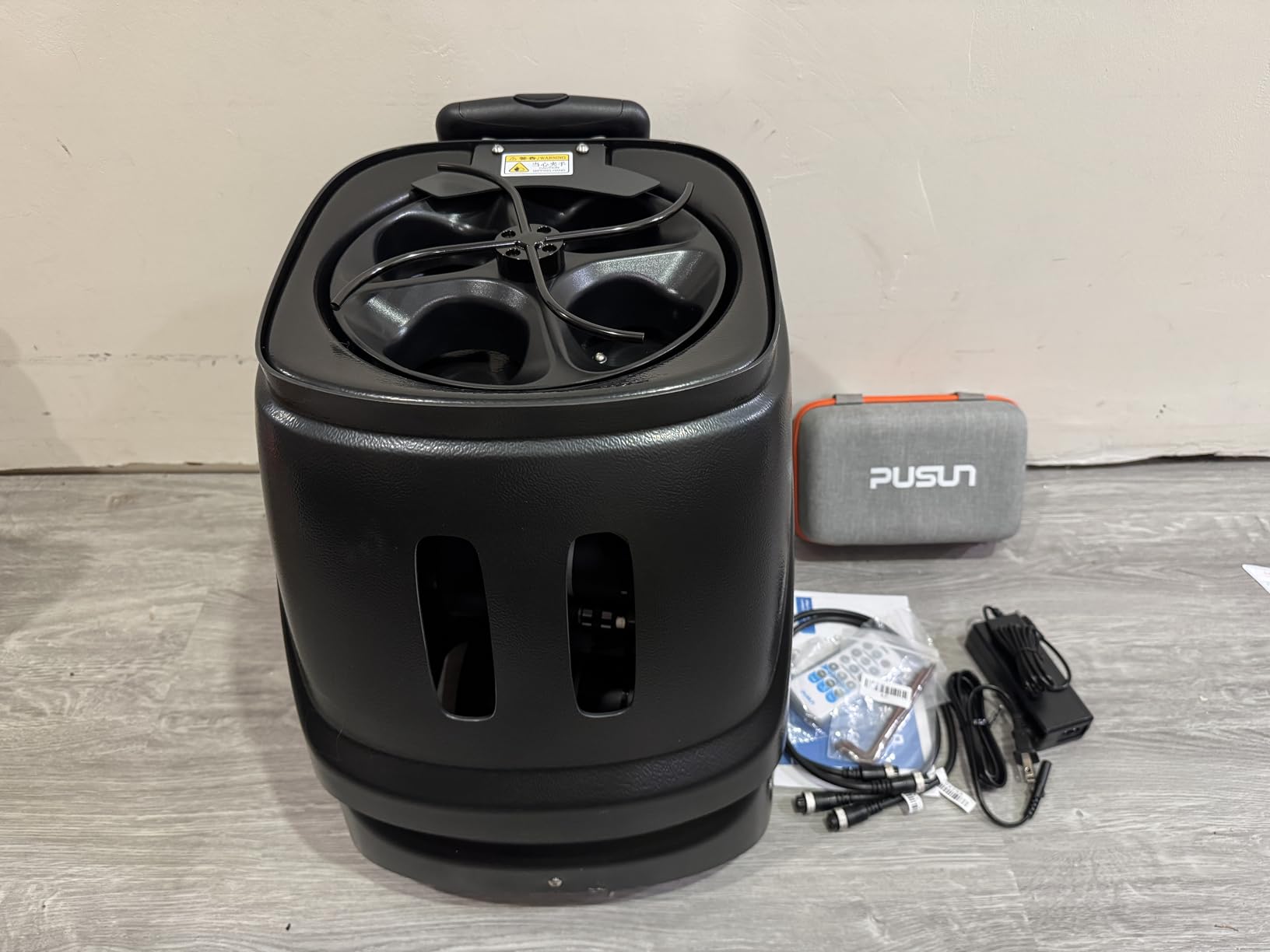 PUSUN PT-Smart Pro Internal Oscillation Tennis Ball Machine: App with 12 Built-in Training Modes, 28-Pt Custom Drills, 75MPH, 5H, 32.6lb Portable for Tennis & Padel customer photo 1