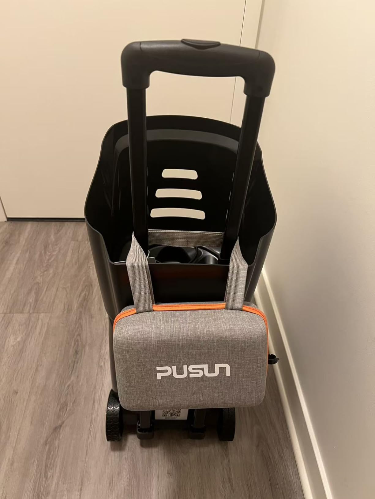 PUSUN PT-Smart Tennis Ball Machine: App Control with 12 Built-in Training Modes, 6-Level Spin, 28-Point Drills, 75 MPH, 32.6 lbs, 100+ Ball, 5H Battery, Portable customer photo 2