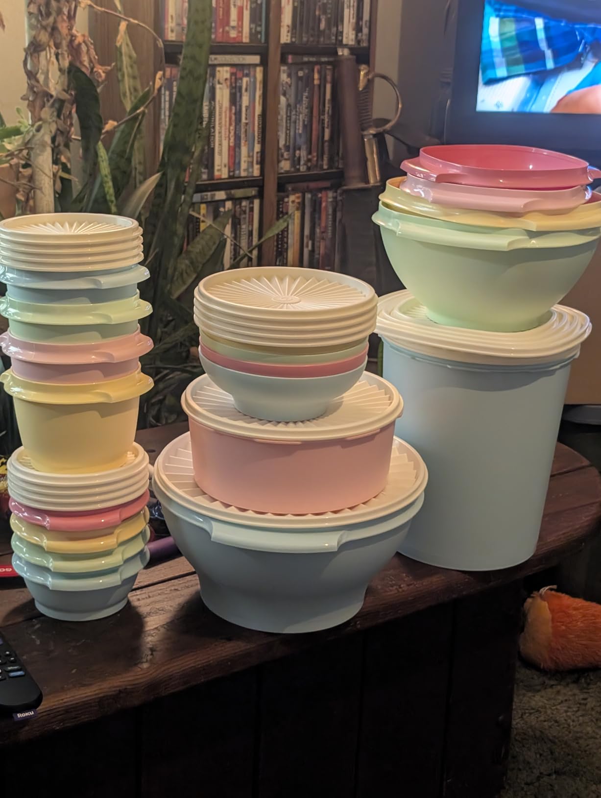 Tupperware Heritage Collection, New 36 Piece Food Storage Container Set in Vintage Green, Dishwasher Safe and BPA Free (18 containers, 18 lids) customer photo 2