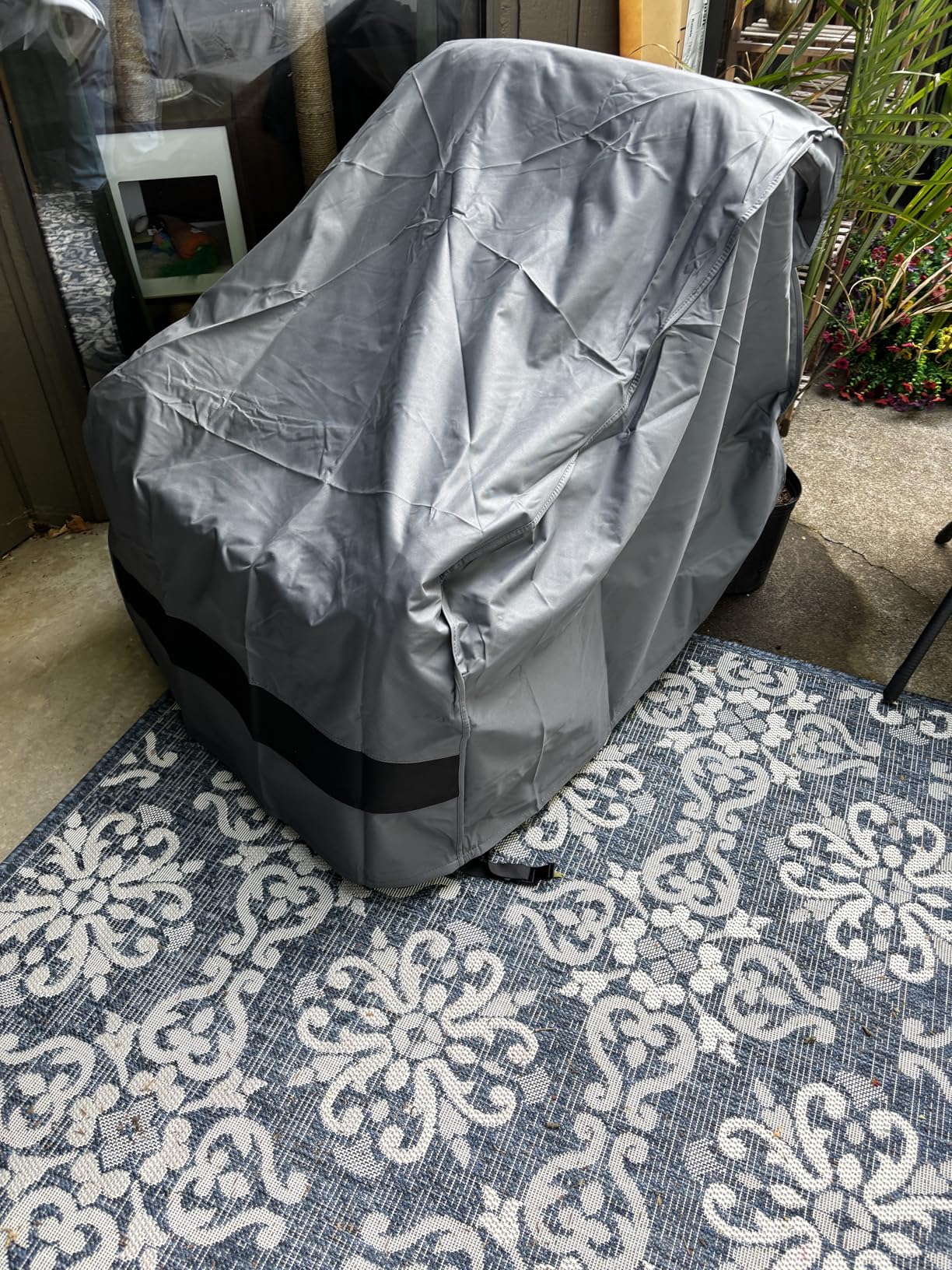 loriano Patio Furniture Cover Set 4 Piece - 600D Heavy Duty Lawn Patio Set Covers (Large) customer photo 1
