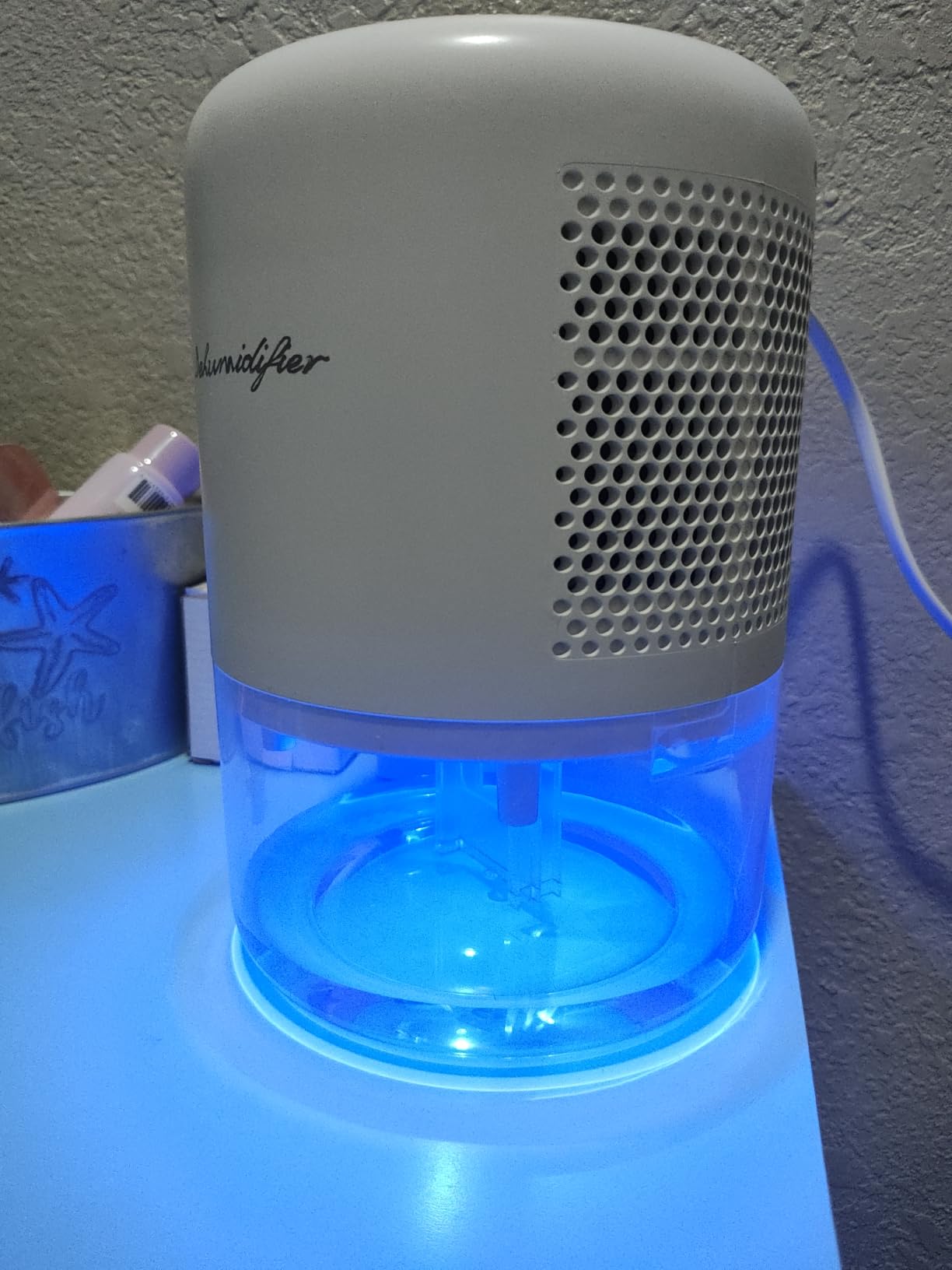 Dehumidifier for Home Small Quiet Dehumidifiers for 44OZ Water Tank Auto Defrost and Shutoff 10 Colors Light 4 Timer Options 3 Modes Portable Dehumidifiers for Bedroom Bathroom Closet RV customer photo 1