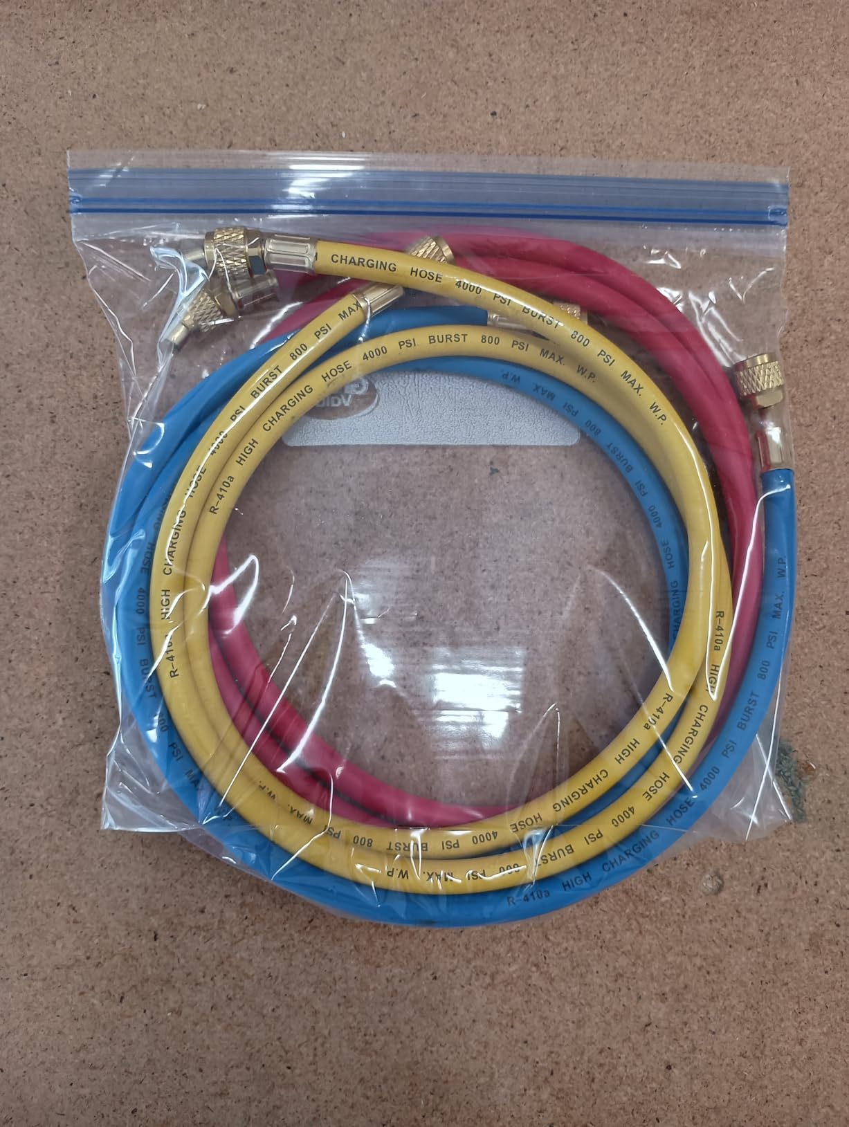 Pipe Freezing Device Assembly - Refrigerant Hose for HVAC Pipe Freezing Kits, 1/4-inch SAE Filling Hose with Fittings customer photo 1