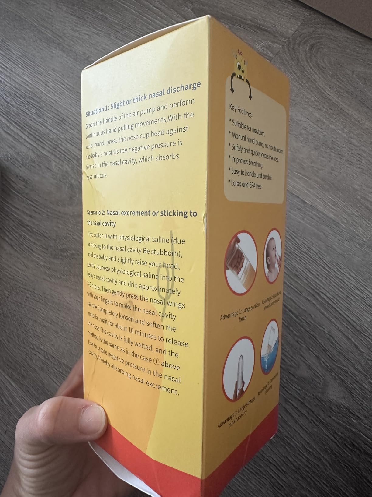 Portable Hand Puller Nasal Aspirator, Quiet Suction Easy to Operate, Reusable, Easy to Clean customer photo 1