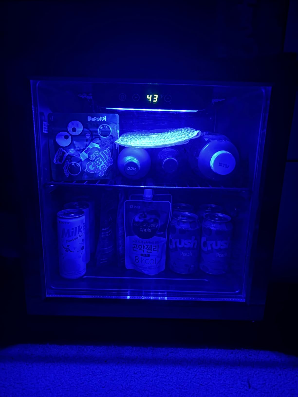 Antarctic Star 18L Beverage Refrigerator Cooler 24Can, Mini Fridge with Quiet Compressor, LED Light,Freestanding Small Fridge with Electronic Temperature Control for Home and Bar(40-61 F) customer photo 1