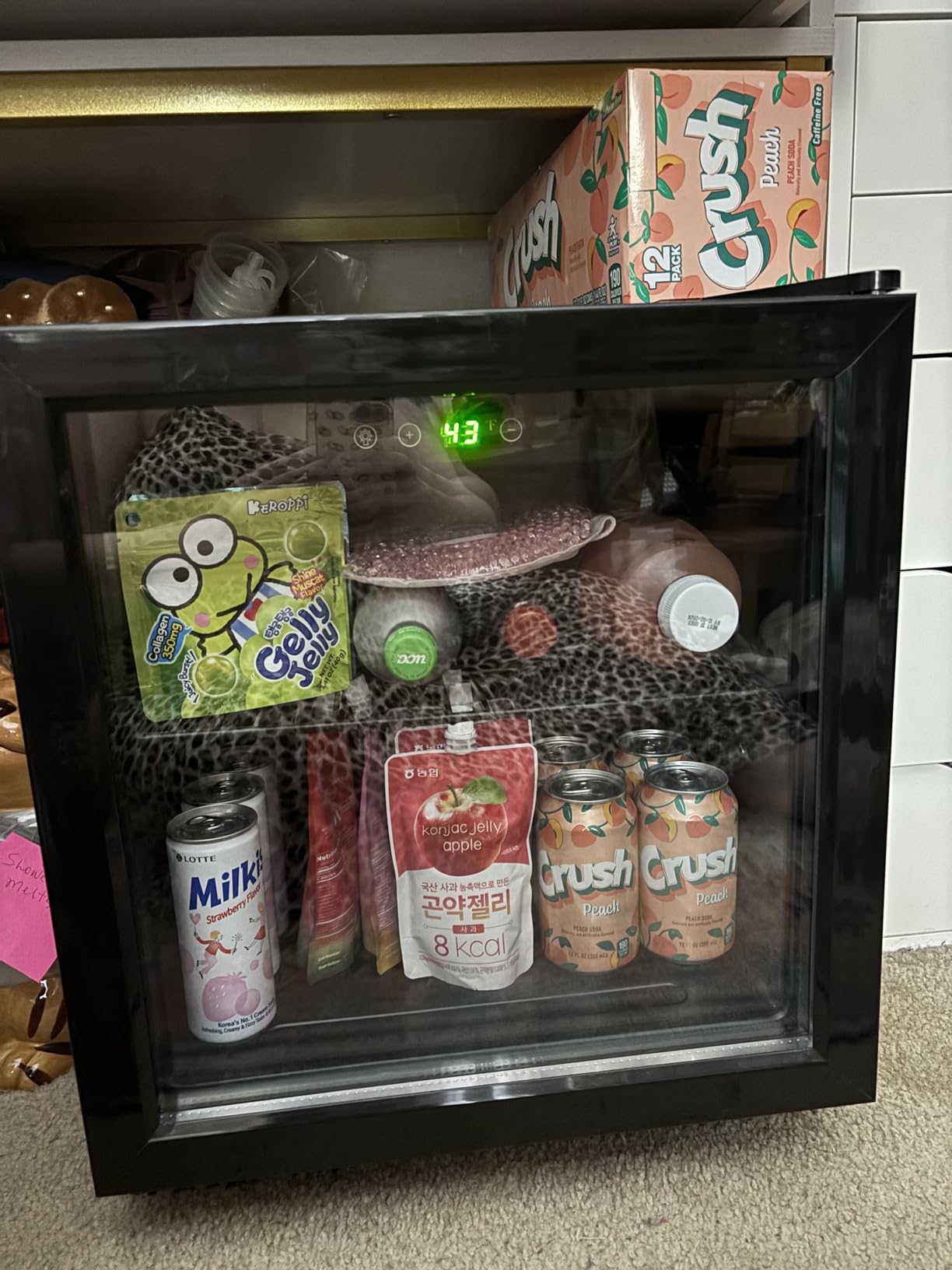 Antarctic Star 18L Beverage Refrigerator Cooler 24Can, Mini Fridge with Quiet Compressor, LED Light,Freestanding Small Fridge with Electronic Temperature Control for Home and Bar(40-61 F) customer photo 2