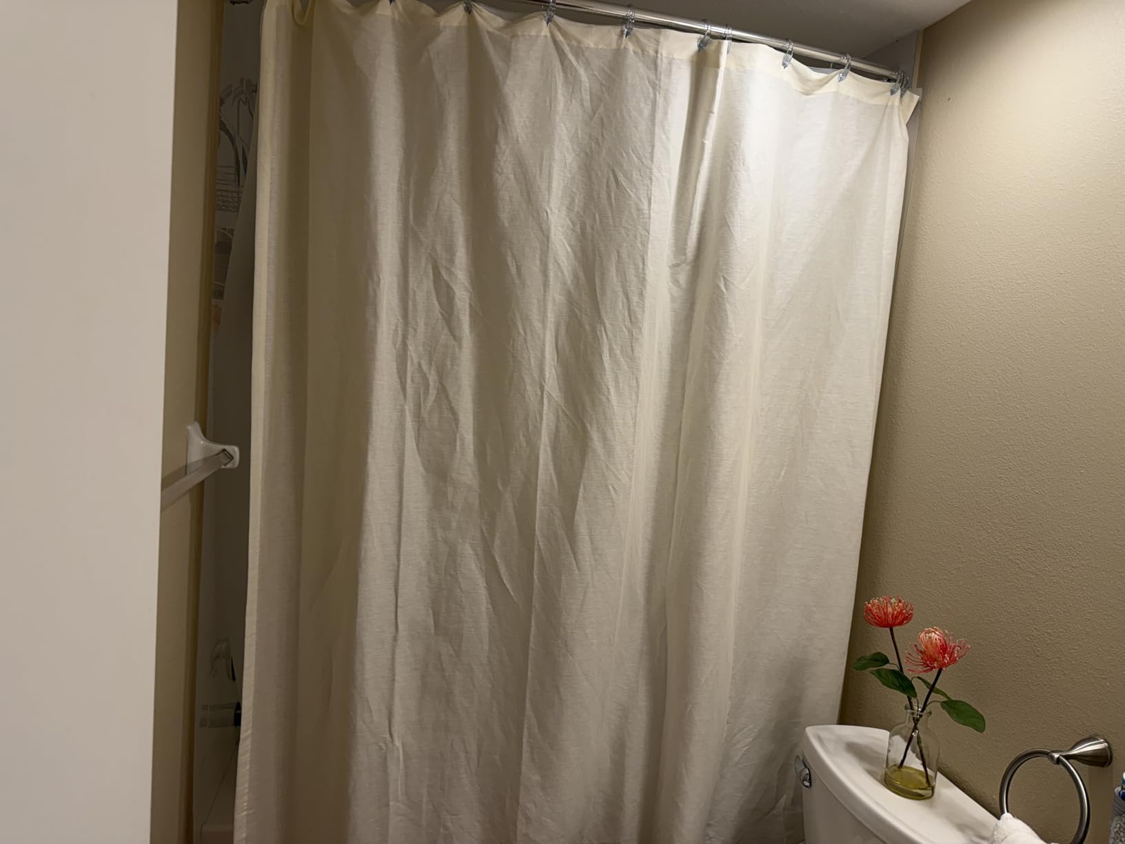 Preston Lane Stonebridge Linen Cotton Shower Curtain, 72