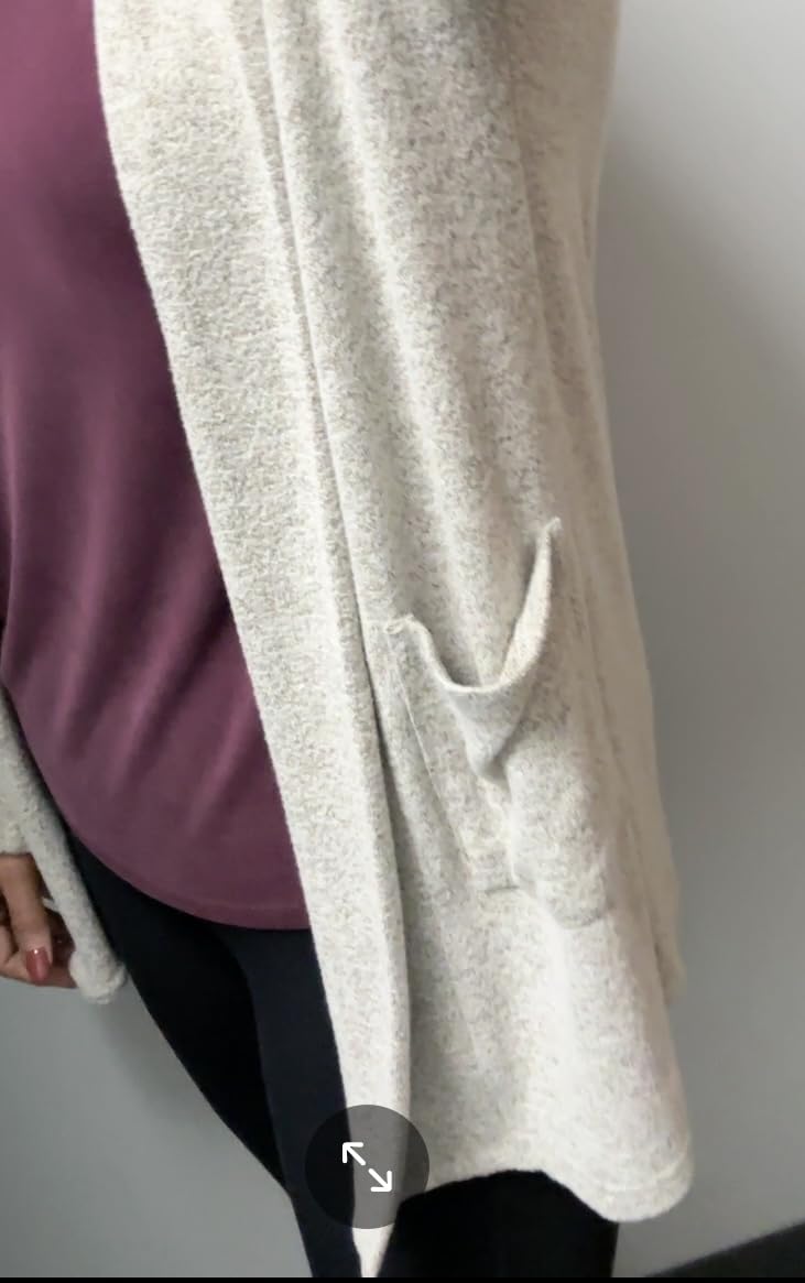 LILLUSORY Cardigan Sweaters for Women Lightweight Open Front Cardigans Casual Loose 2026 Spring Outfits with Pockets customer photo 2