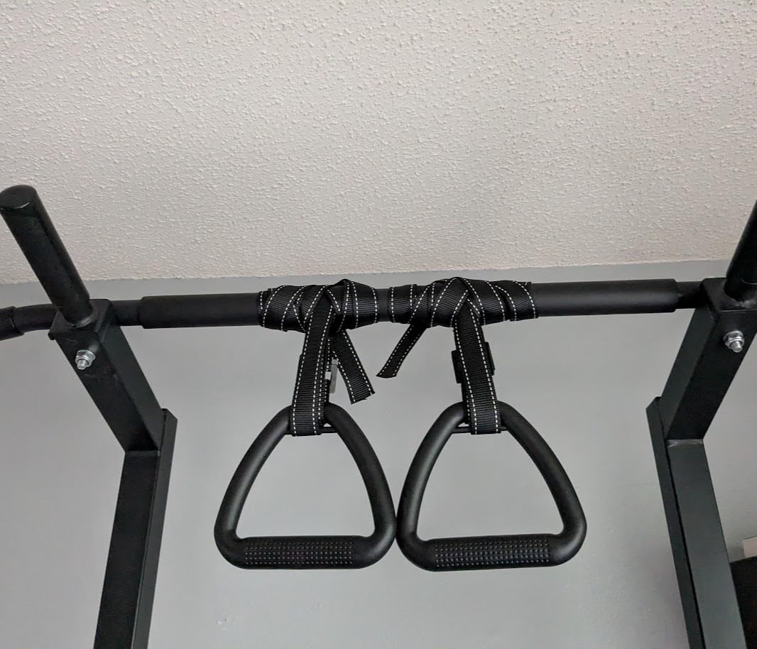Gymnastic Rings, Gymnastic Rings Equipment, Pull-up Gymnastic Rings, Home Gymnastic Rings no-Punch bar Lanyard for Training Workouts customer photo 1