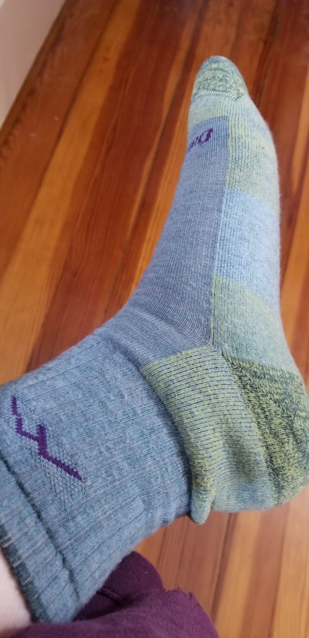 Darn Tough Women Merino Wool Micro Crew Socks Cushion customer photo 2
