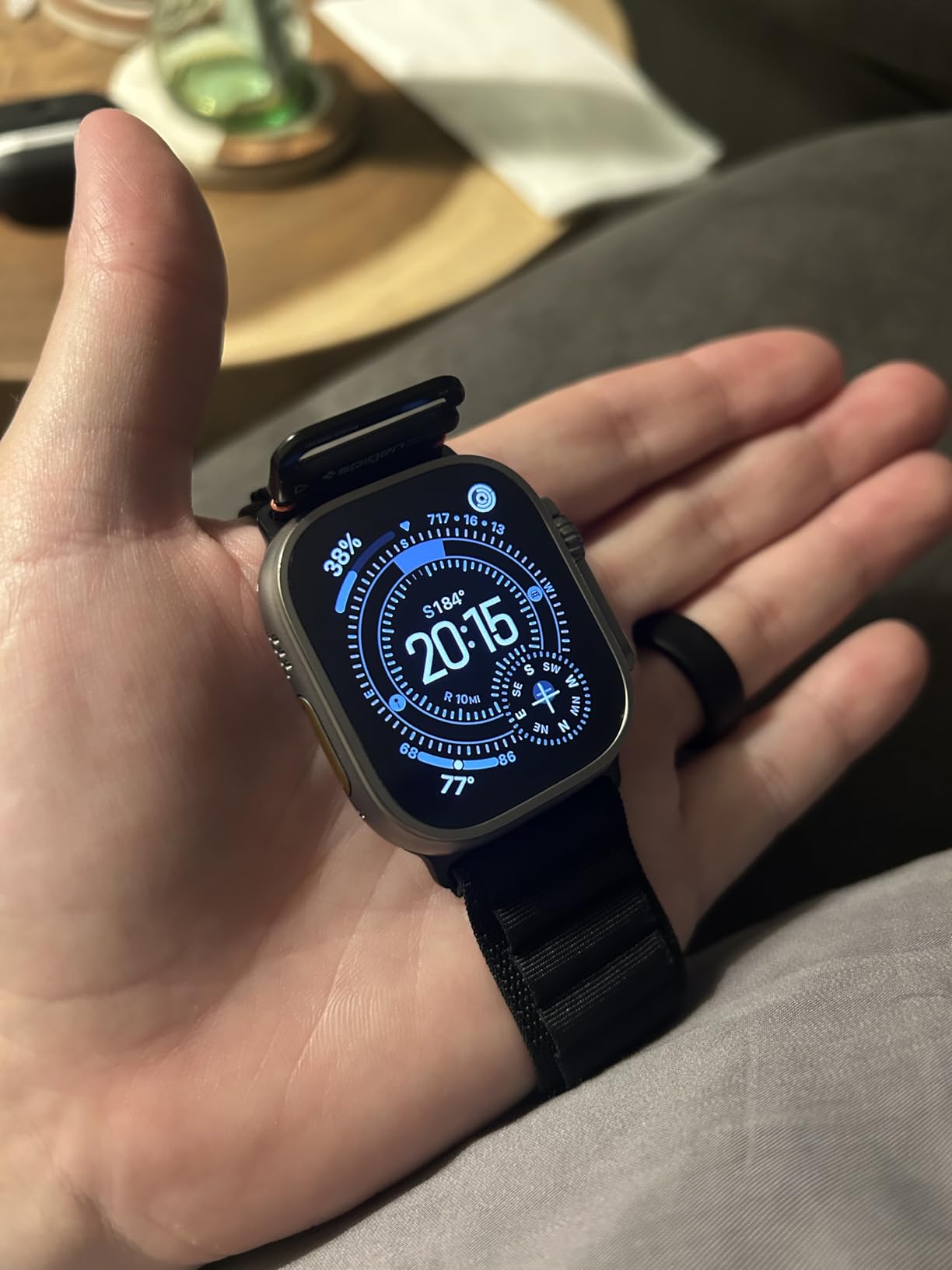 Spigen for Apple Watch Band, Compatible with Ultra 3/2/1 49mm, Series 11/10 46mm, 9/8/7 45mm, SE3/SE2/SE/6/5/4 44mm, 3/2/1 42mm Lightweight Fabric Strap customer photo 1