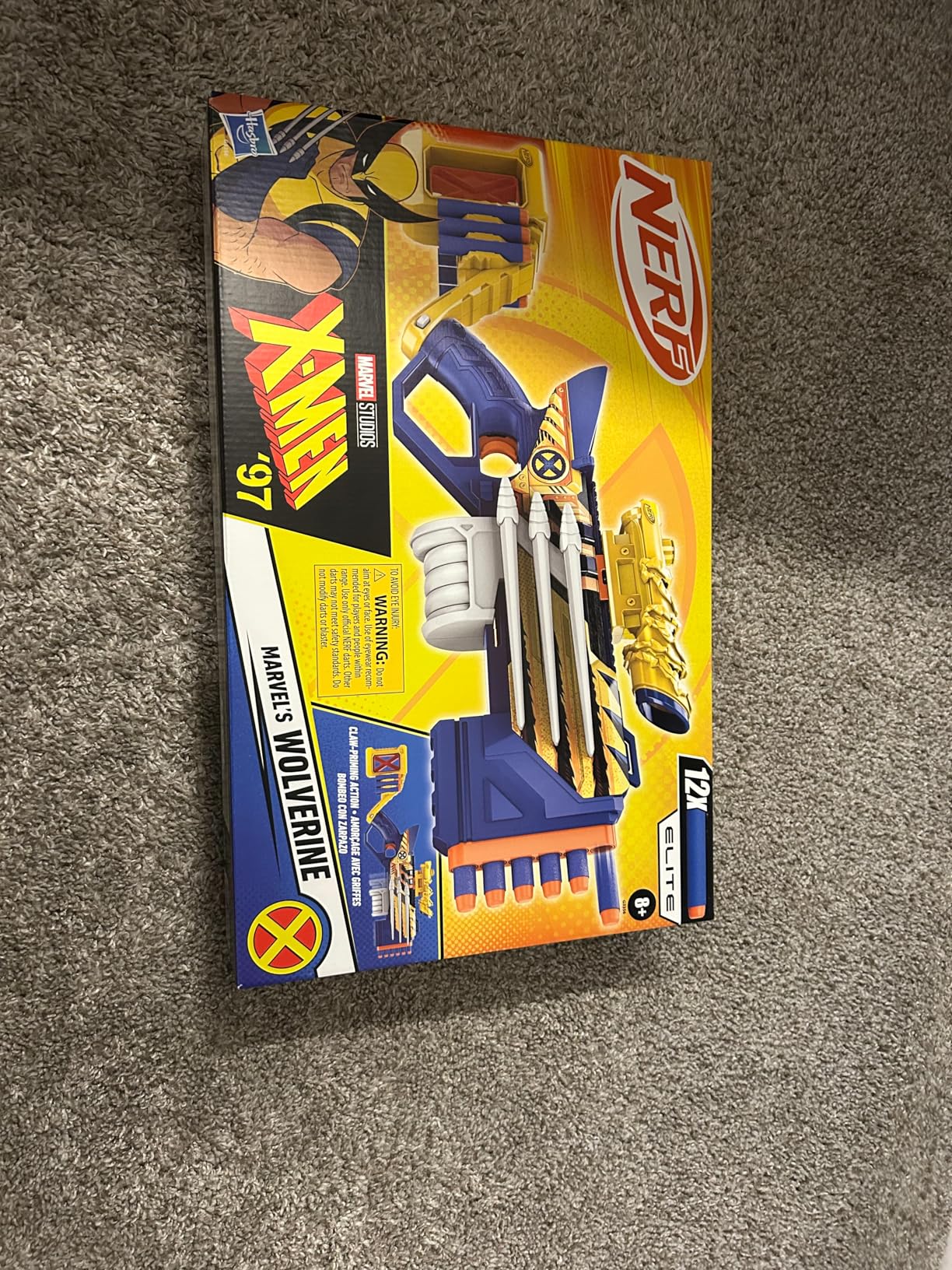 Nerf Marvel Wolverine Blaster, Scope, 6-Dart Storage Stock, Pump Action, 12 Nerf Elite Darts, Gifts for Kids Ages 8+ customer photo 1