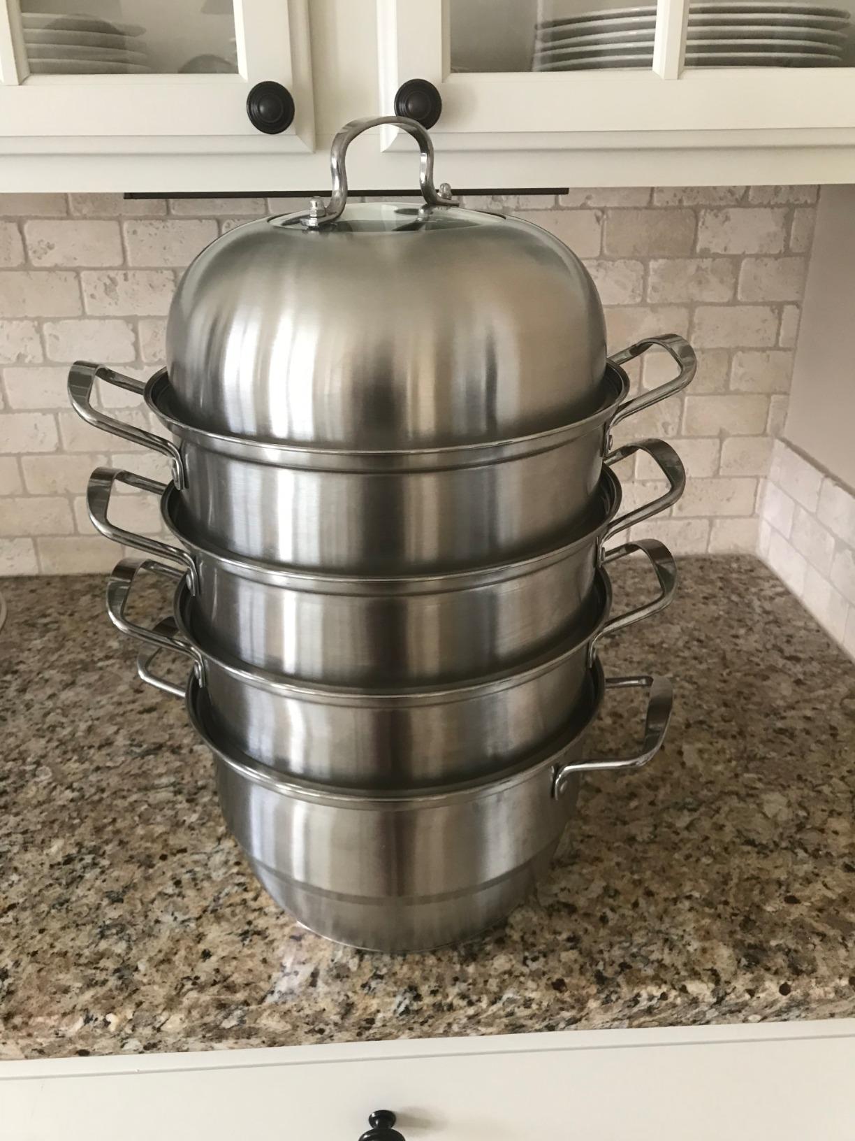 VEVOR Commercial Food Warmer, 1500W Electric Stainless Steel Steam Food Warmer with Glass Cover, 6 x 1/3 Size Pans Buffet Bain Marie with Soup & Perforated Ladles, for Catering, Restaurant & Party customer photo 2