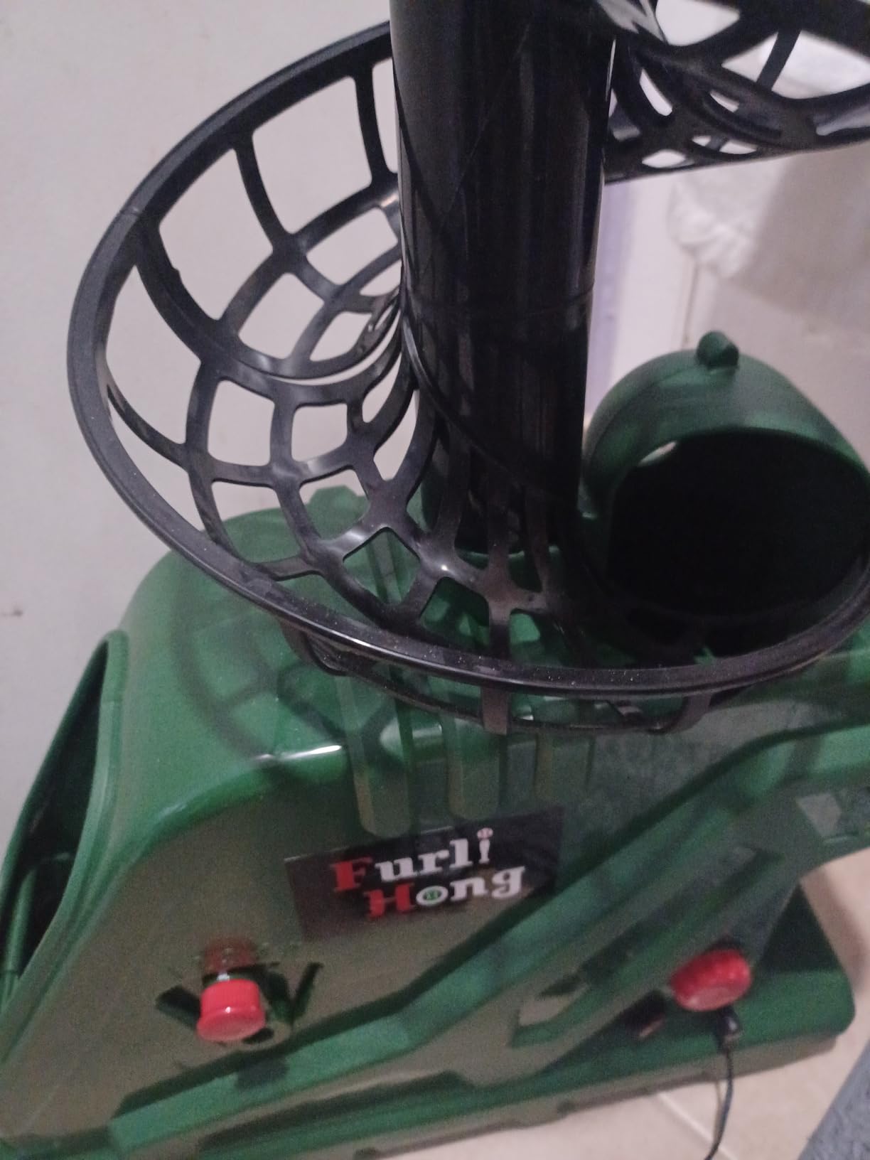 Furlihong 3819BH Portable Tennis Ball Machine - 5 Adjustable Angles, 2 Power Levels, 4 Serve Intervals, Up to 30 MPH, for All Skill Levels customer photo 2