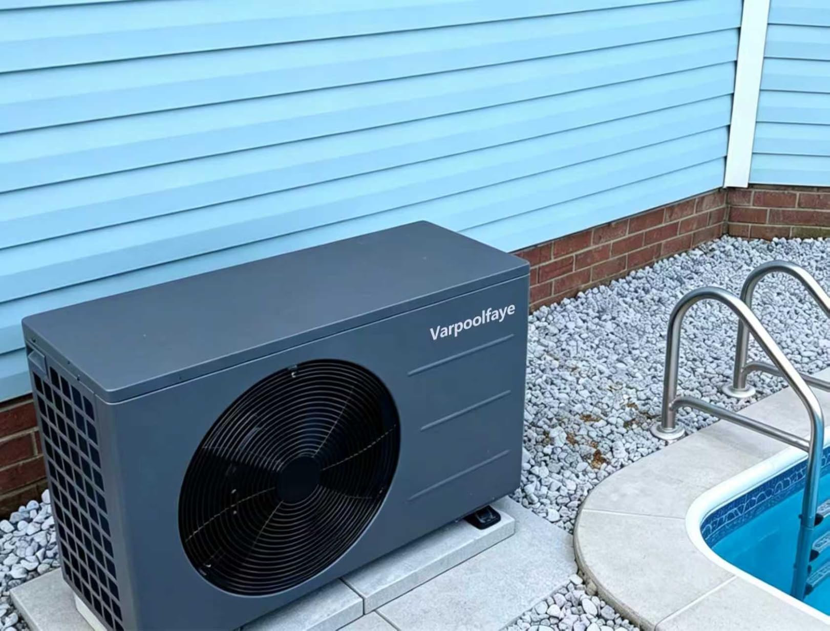 65,000 BTU Inverter Swimming Pool Heat Pump for In-Ground Pools 21,000 Gallons Electric Pool Heater for Above Ground Pool Heating Cooling WiFi Control 220V customer photo 1
