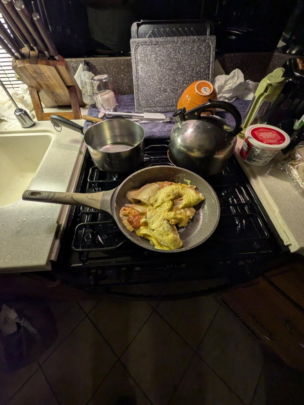 CAROTE Nonstick Frying Pans Skillets, Ceramic Coating Non-Stick Frying Pans Set, 5 PCS, Non-toxic Healthy & PFOA Free, Induction Compatible, 8+9.5+11 Inch customer photo 1