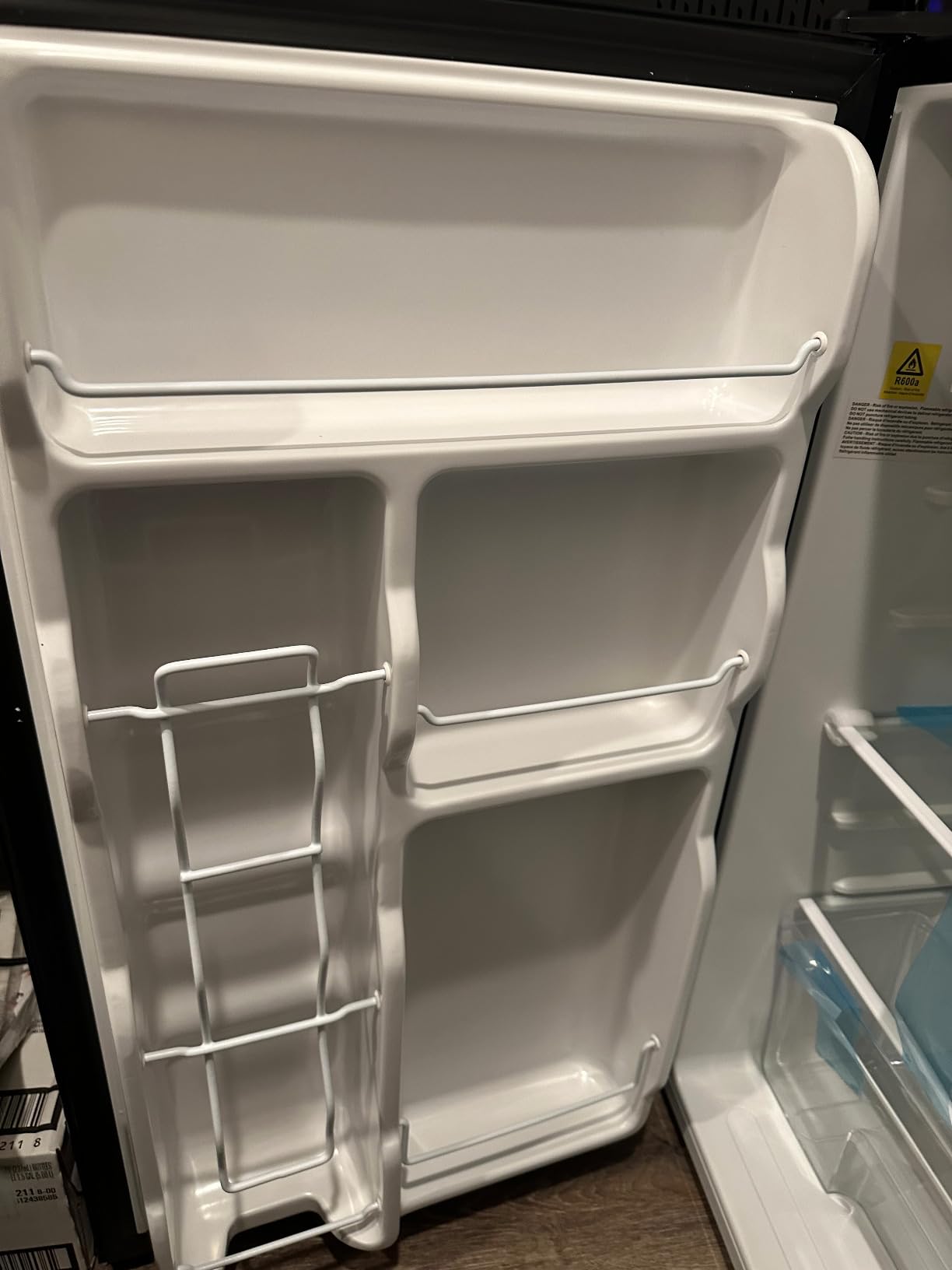 BANGSON Mini Fridge with Freezer, 3.2Cu.Ft, Single Door Small Refrigerator, Energy-efficient, Low Noise, Mini fridge for Bedroom Dorm and Office, Green customer photo 1