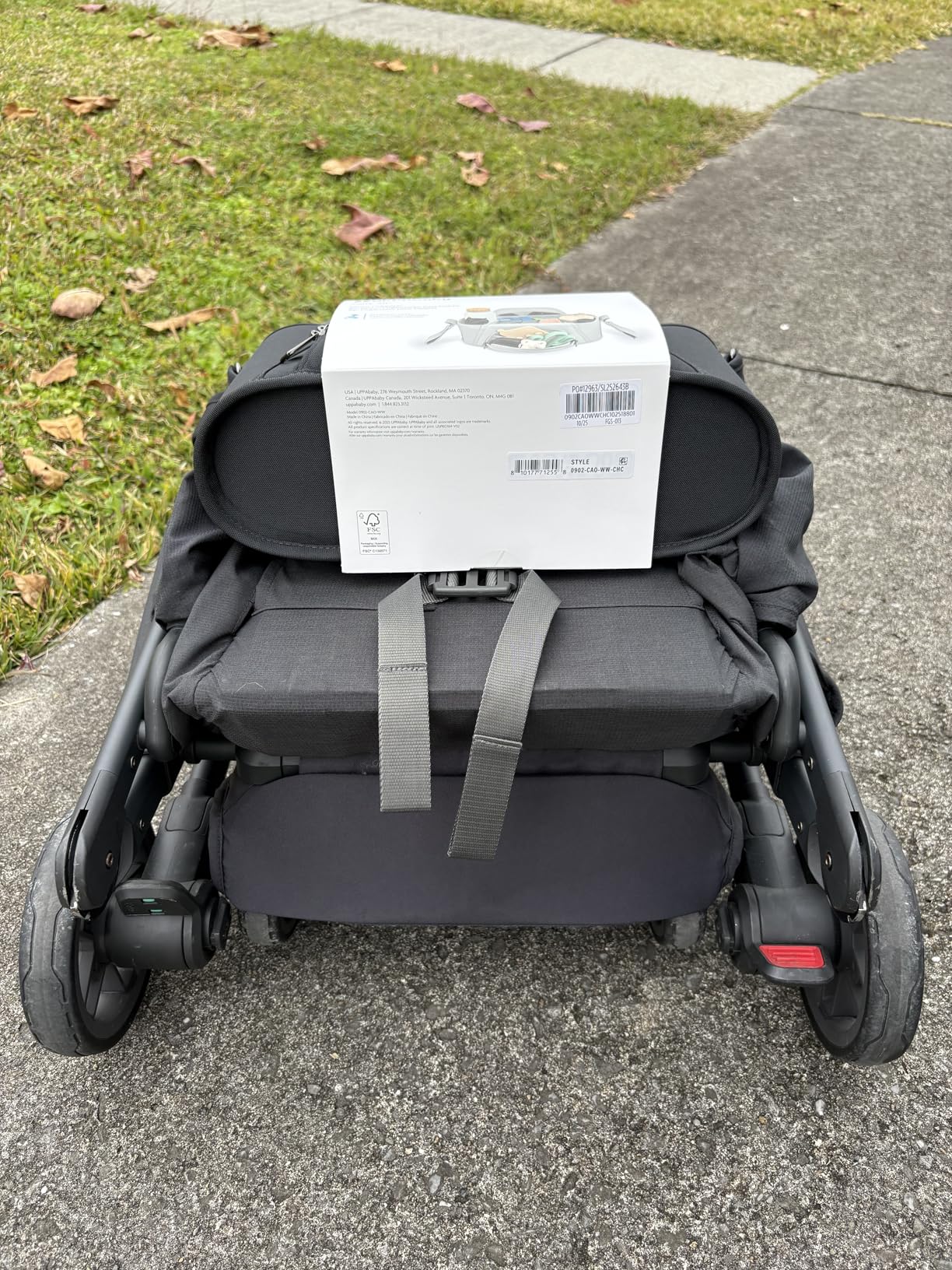 UPPAbaby Carry-All Parent Organizer - Easy Attach, Universal Fit - Multiple Compartments - Charcoal customer photo 1