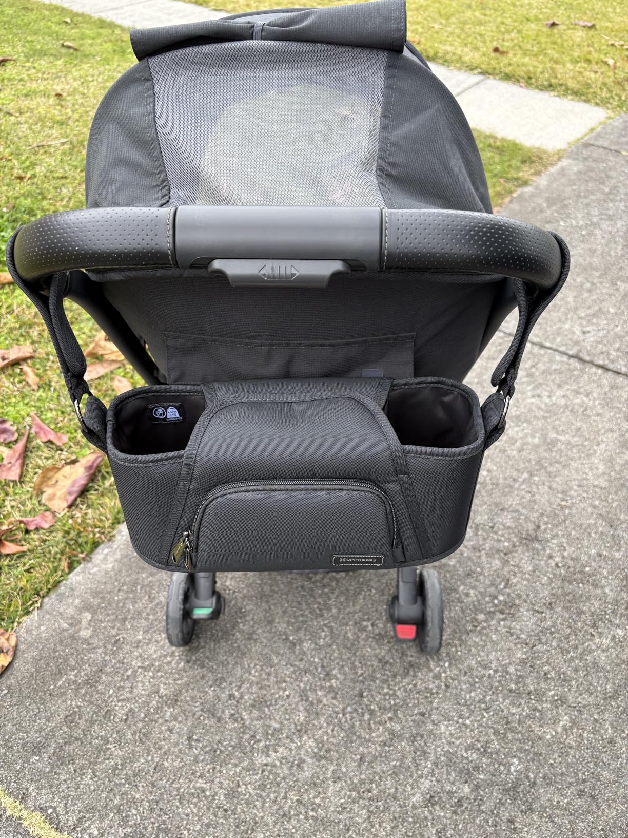 UPPAbaby Carry-All Parent Organizer - Easy Attach, Universal Fit - Multiple Compartments - Charcoal customer photo 2