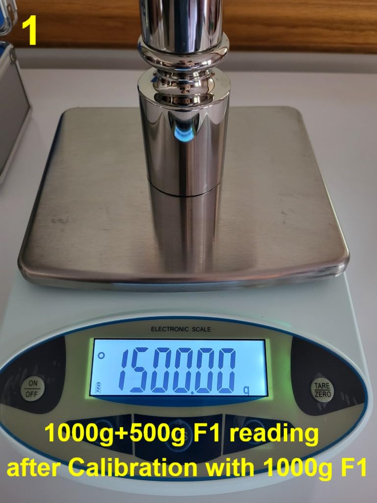 Lab Scale 500g*0.001g,High Precision Accurate Analytical Balance with Windshield,Lab Scale Electronic Scientific Scale Digital Precision Weighing Scale Jewelry Scales(with 200g Calibration Weight) customer photo 1