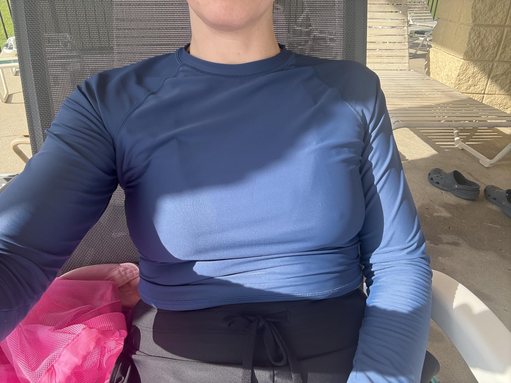Soothfeel Rash Guard for Women Long Sleeve Crop UPF 50+ Sun Protection Swim Shirts Quick Dry Bathing Suits Swimsuit Tops Only customer photo 2