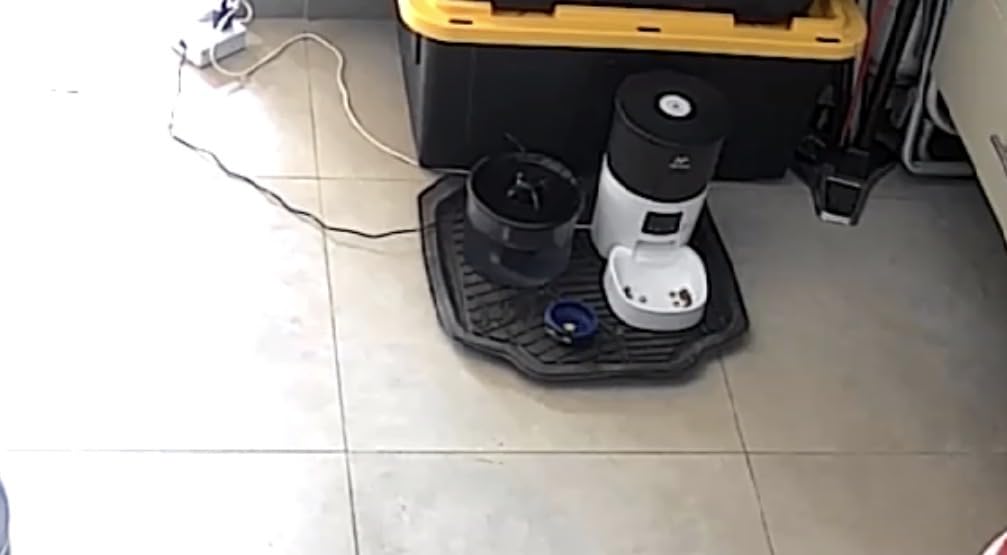 IMIPAW Automatic Cat Feeder and Water Fountain, Timed Dry Food Dispenser, Programmable Portion Control, 1-6 Meals Per Day, Desiccant Bag, Cat Fountains for Drinking with Filter, Small Pets (3L Combo) customer photo 1